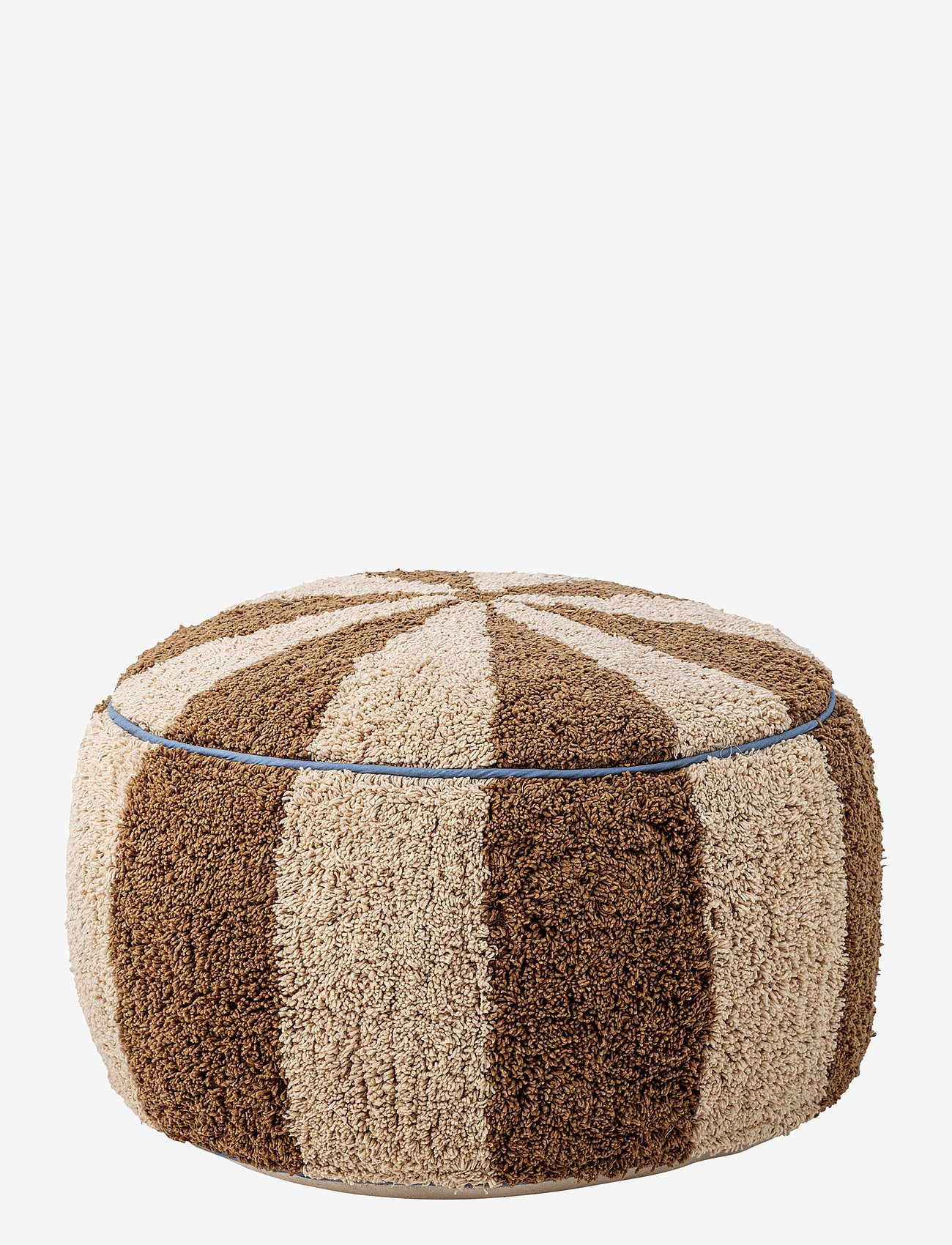Bloomingville Charoline Pouf - Brown - Ø44XH26CM