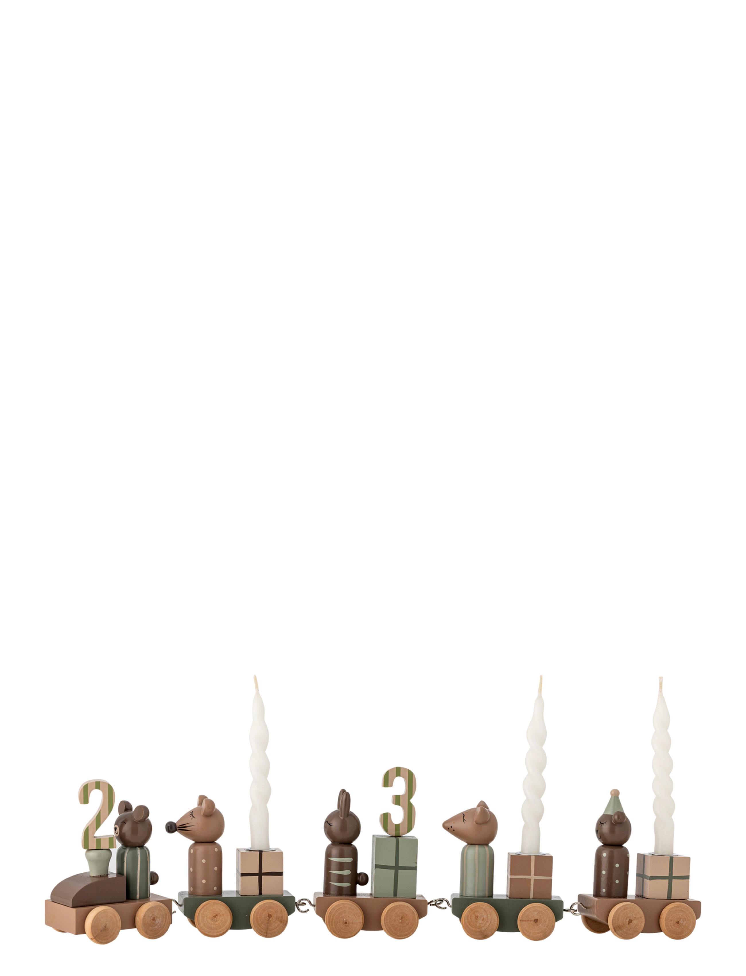 Bloomingville Junaid Birthday Decoration - Birthday - MULTI-COLOURED / khaki/green