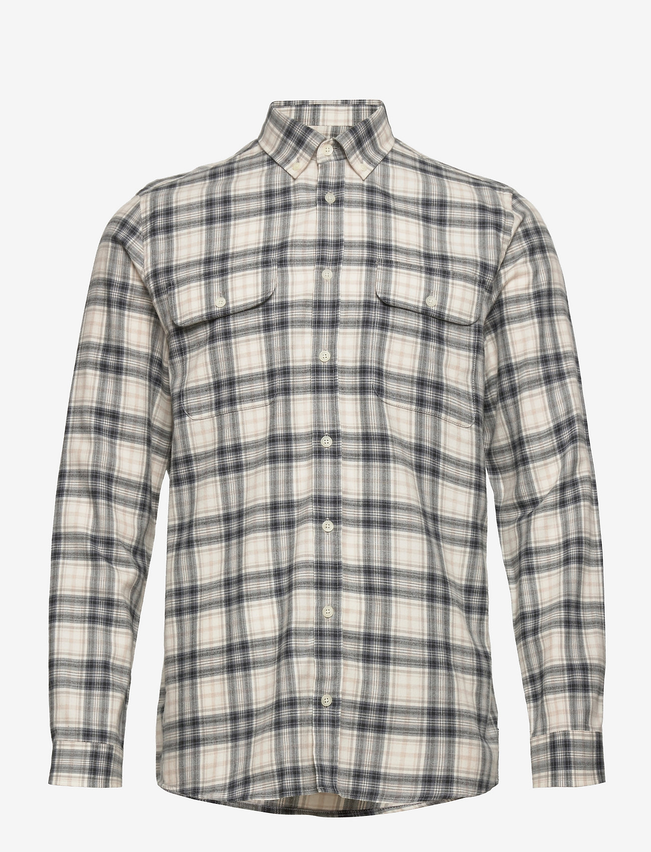 BLS Hafnia - Below Surface Flannel Shirt - beige - 0