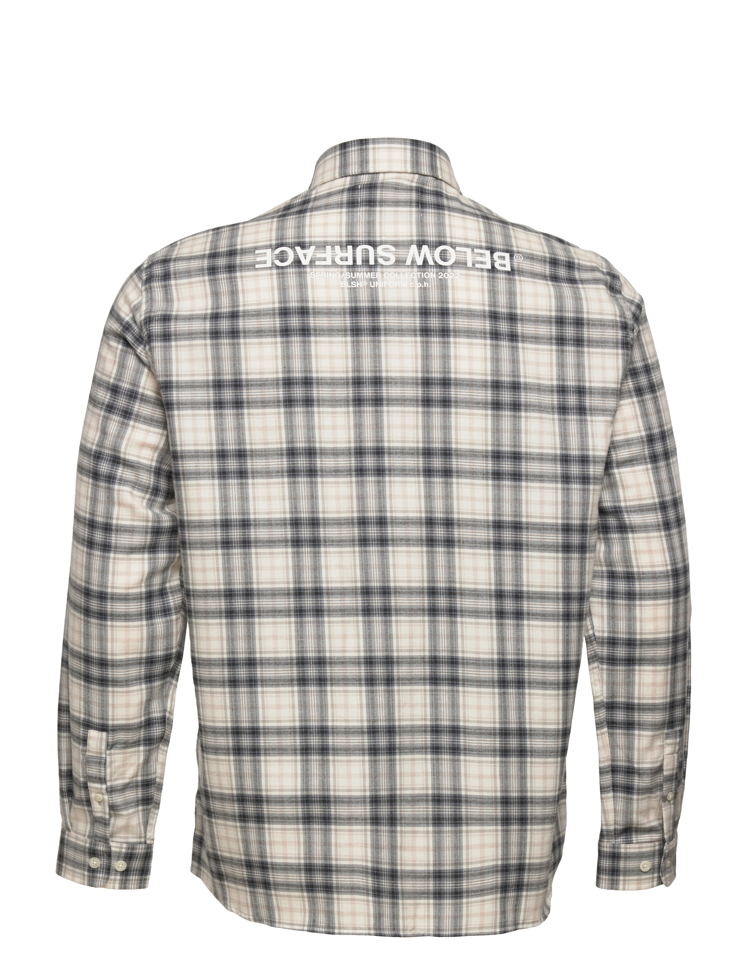 BLS Hafnia - Below Surface Flannel Shirt - beige - 1