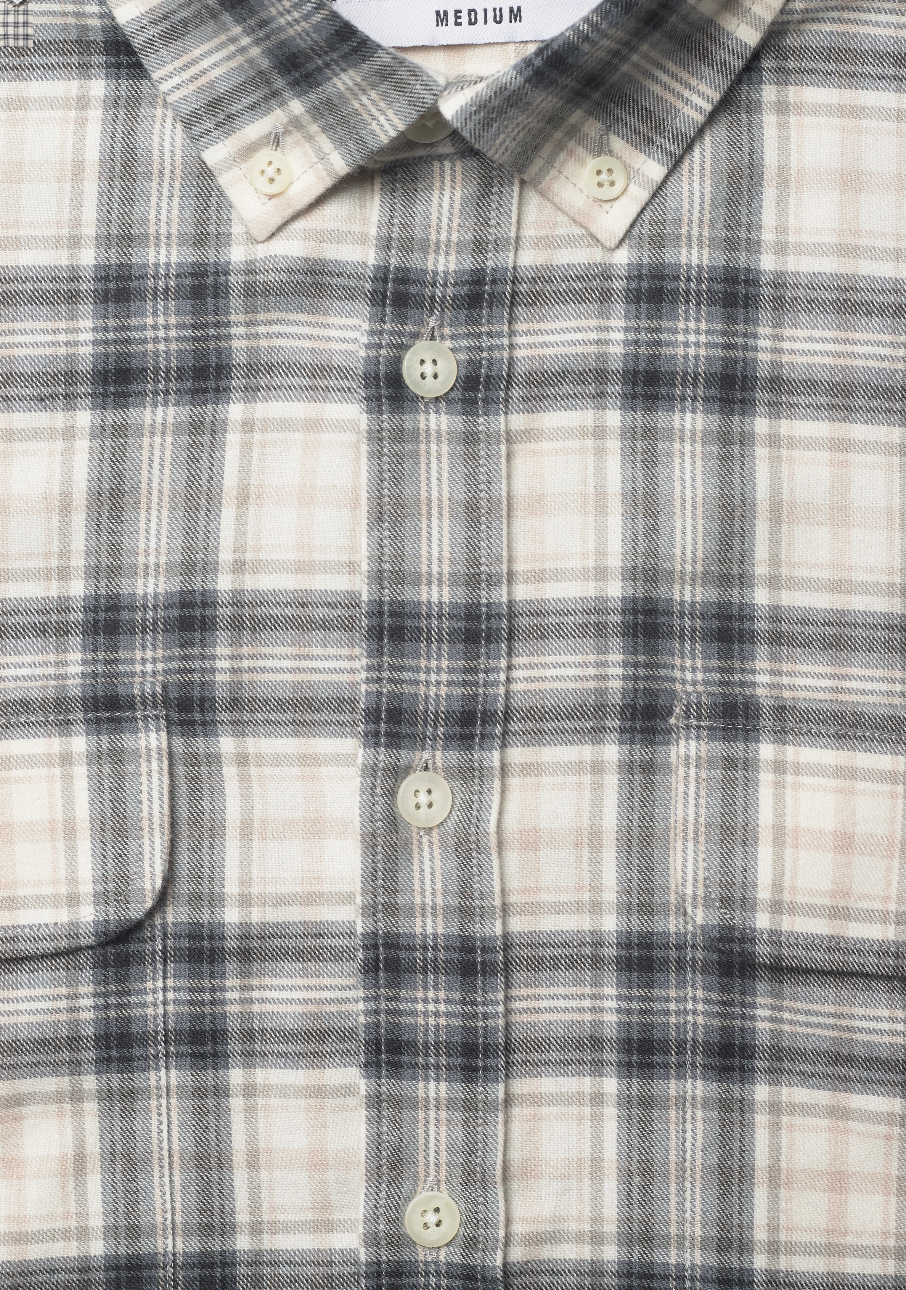 BLS Hafnia - Below Surface Flannel Shirt - beige - 3