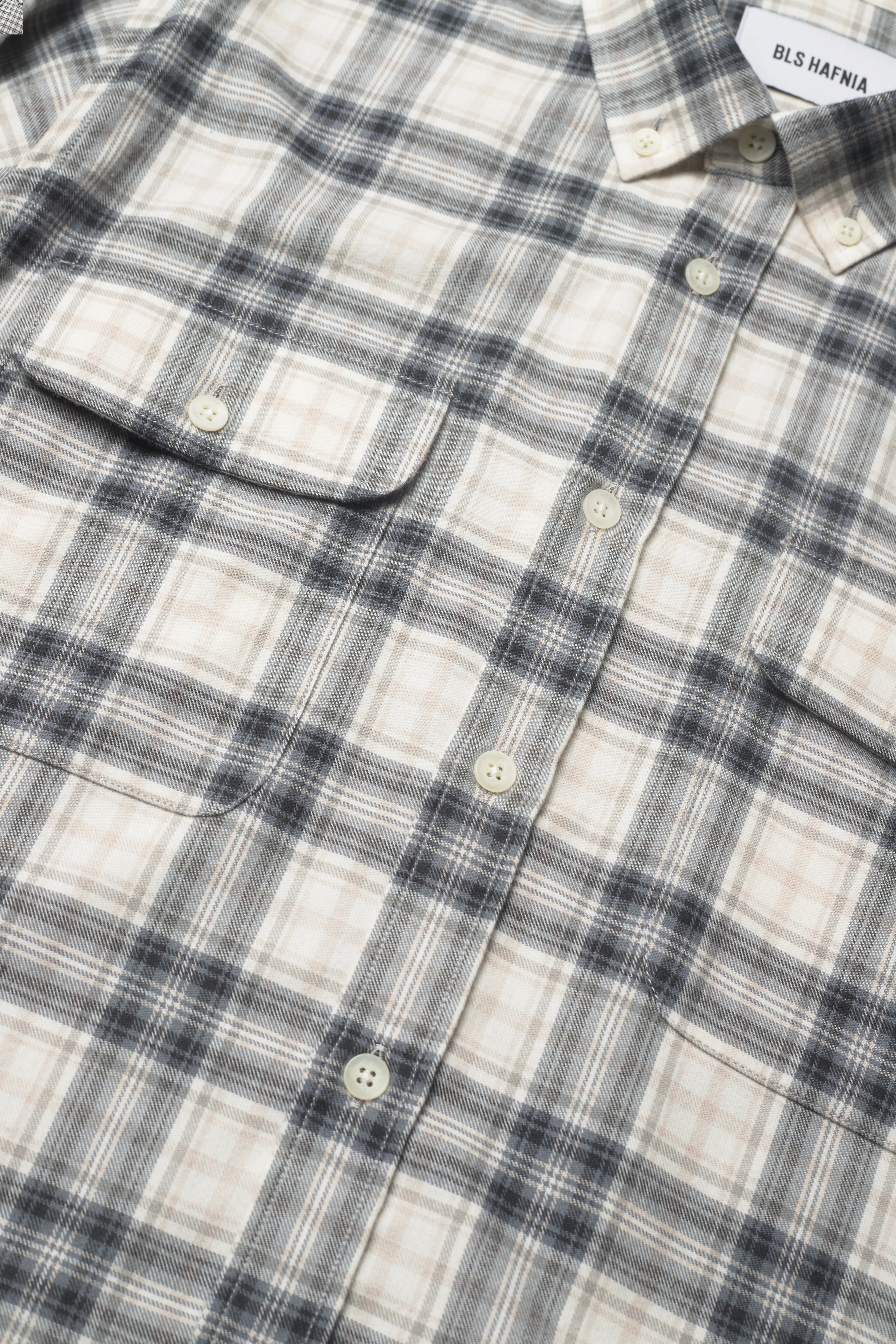 BLS Hafnia - Below Surface Flannel Shirt - beige - 4