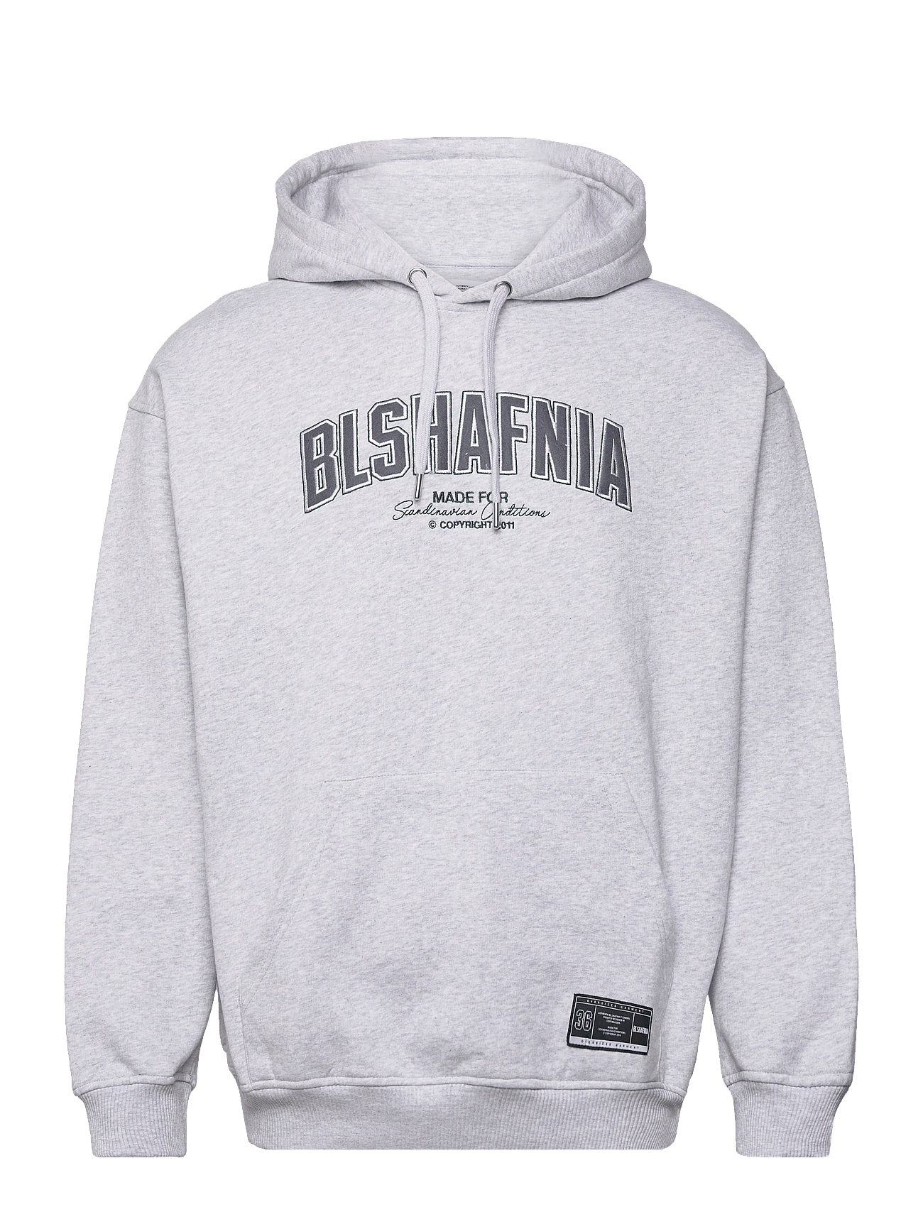 Backstage College Hoodie - GREY MELANGE