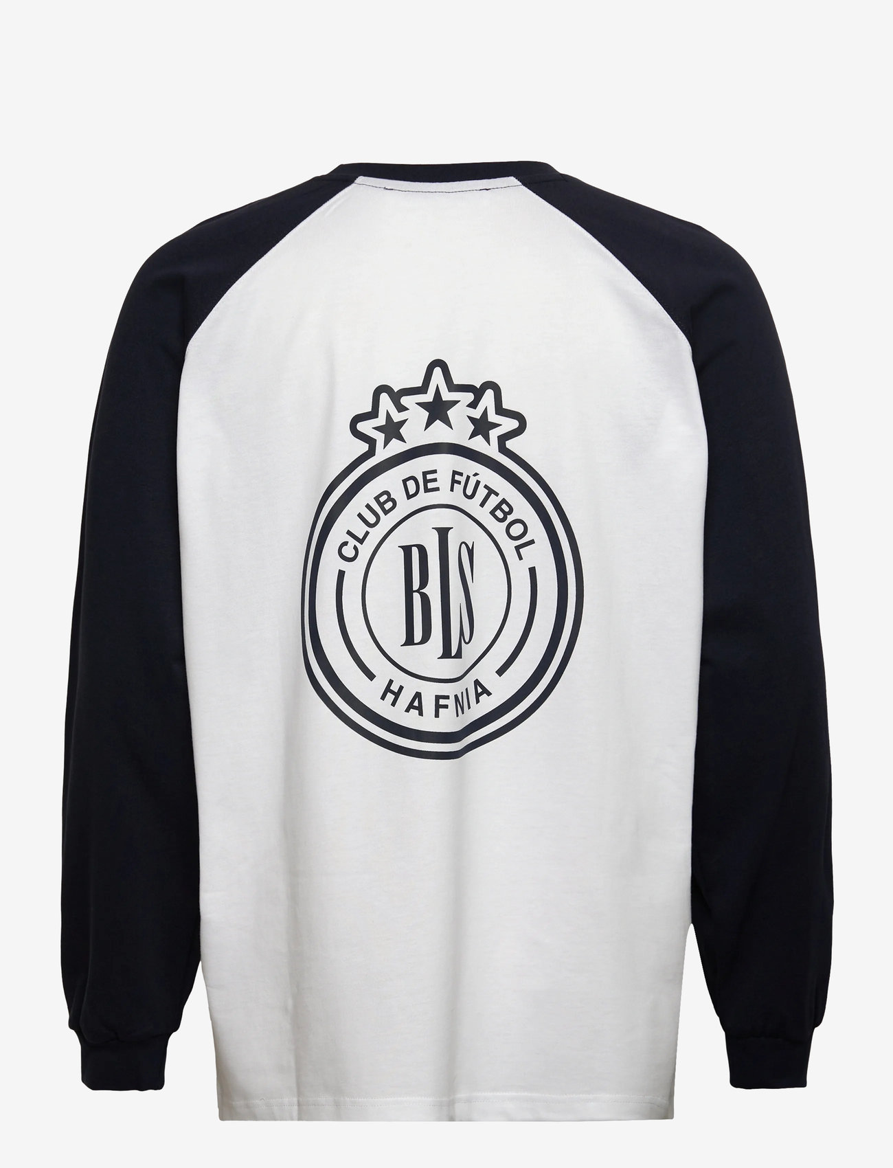 BLS Hafnia - Club De futbol Raglan LS - langærmede t-shirts - white / navy - 1