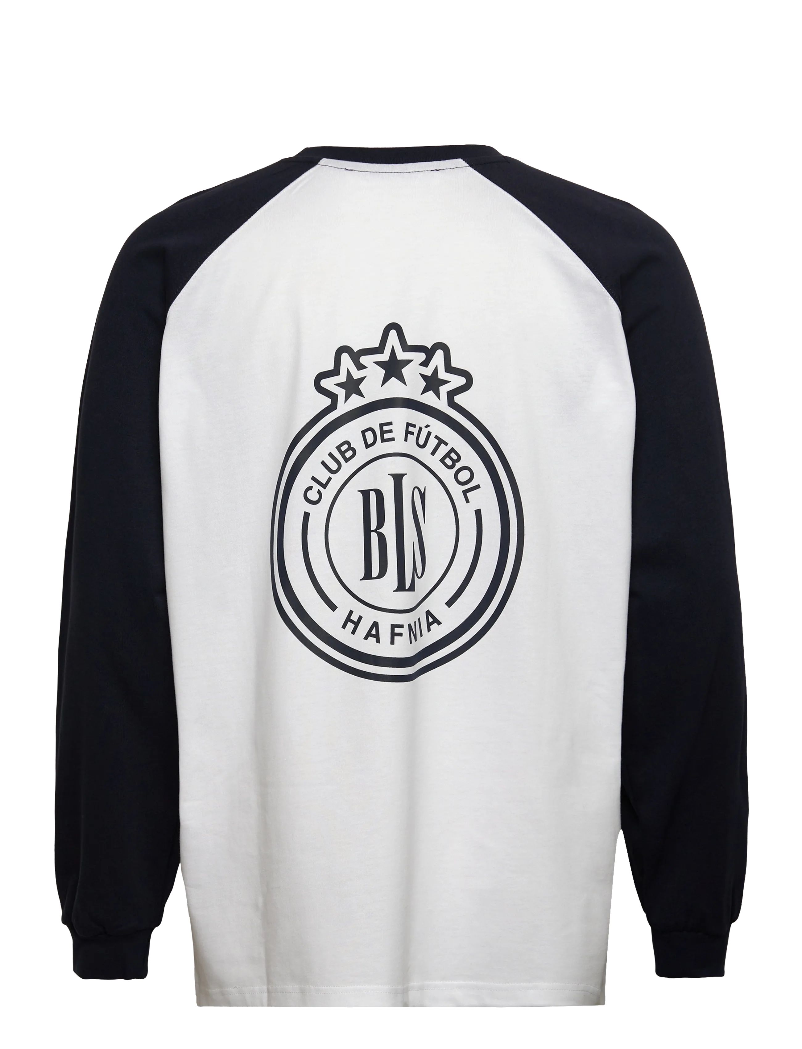 BLS Hafnia - Club De futbol Raglan LS - white / navy - 1