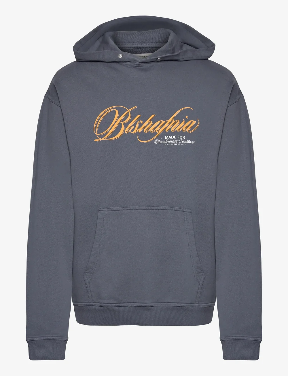 BLS Hafnia - Washed Florientina Hoodie - hættetrøjer - washed navy - 0