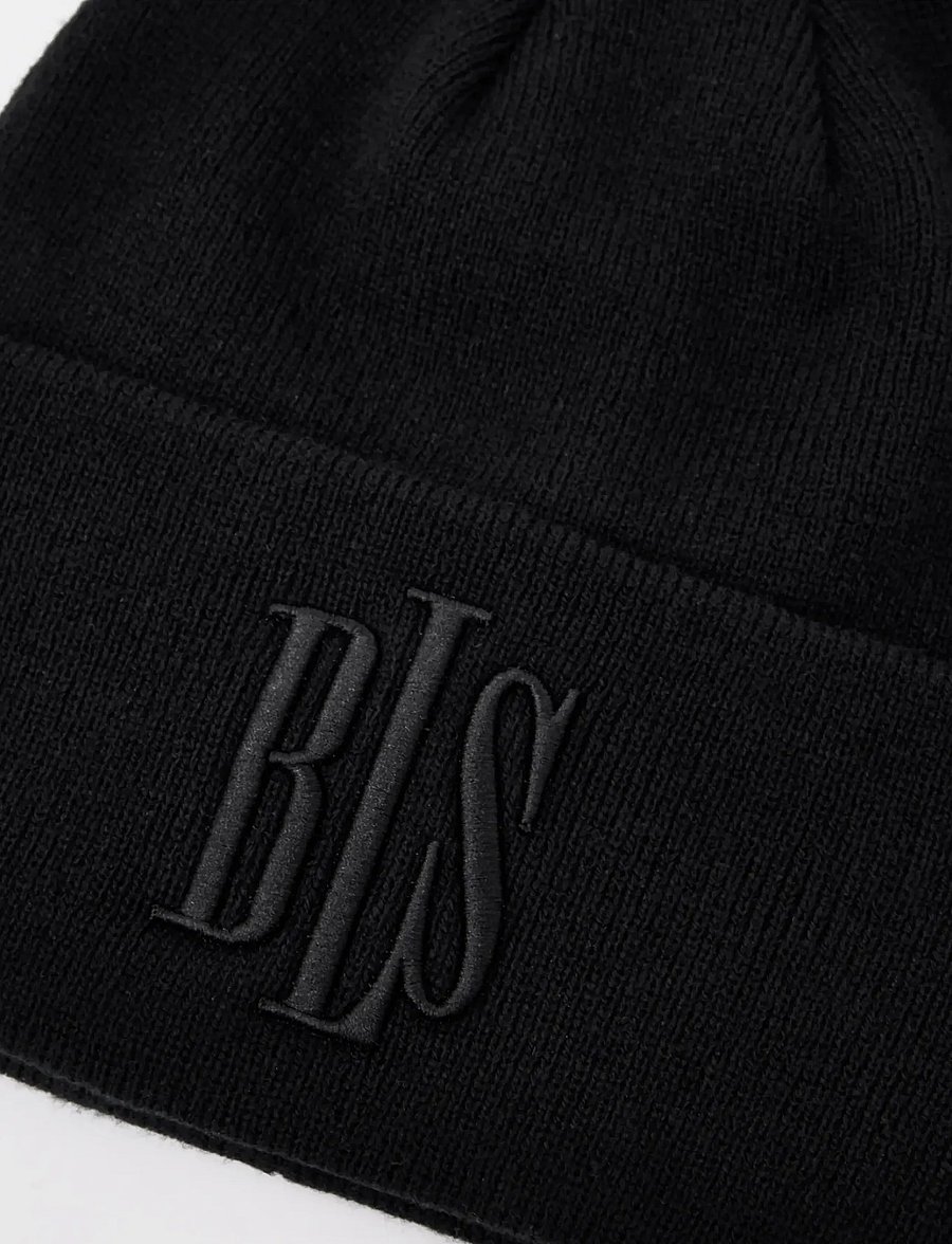 BLS Hafnia - Classic 3D Beanie - osta stiili järgi - black - 3