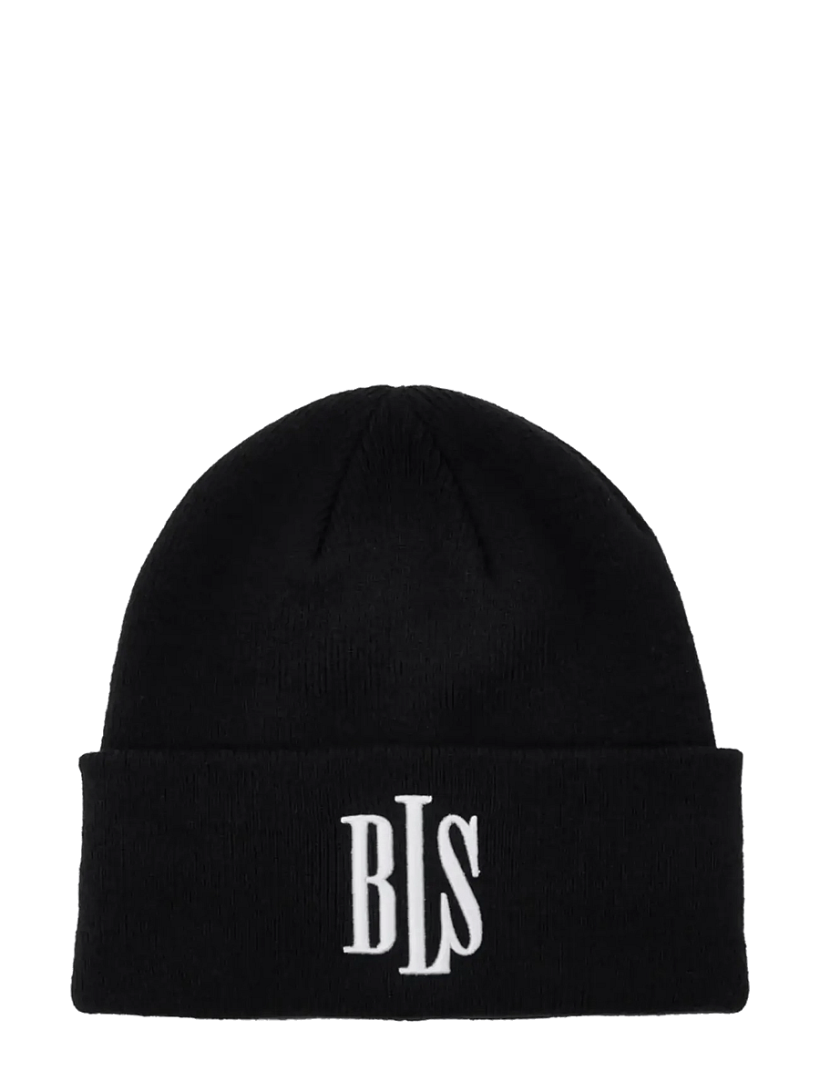BLS Hafnia - Classic 3D Beanie - black/white - 1