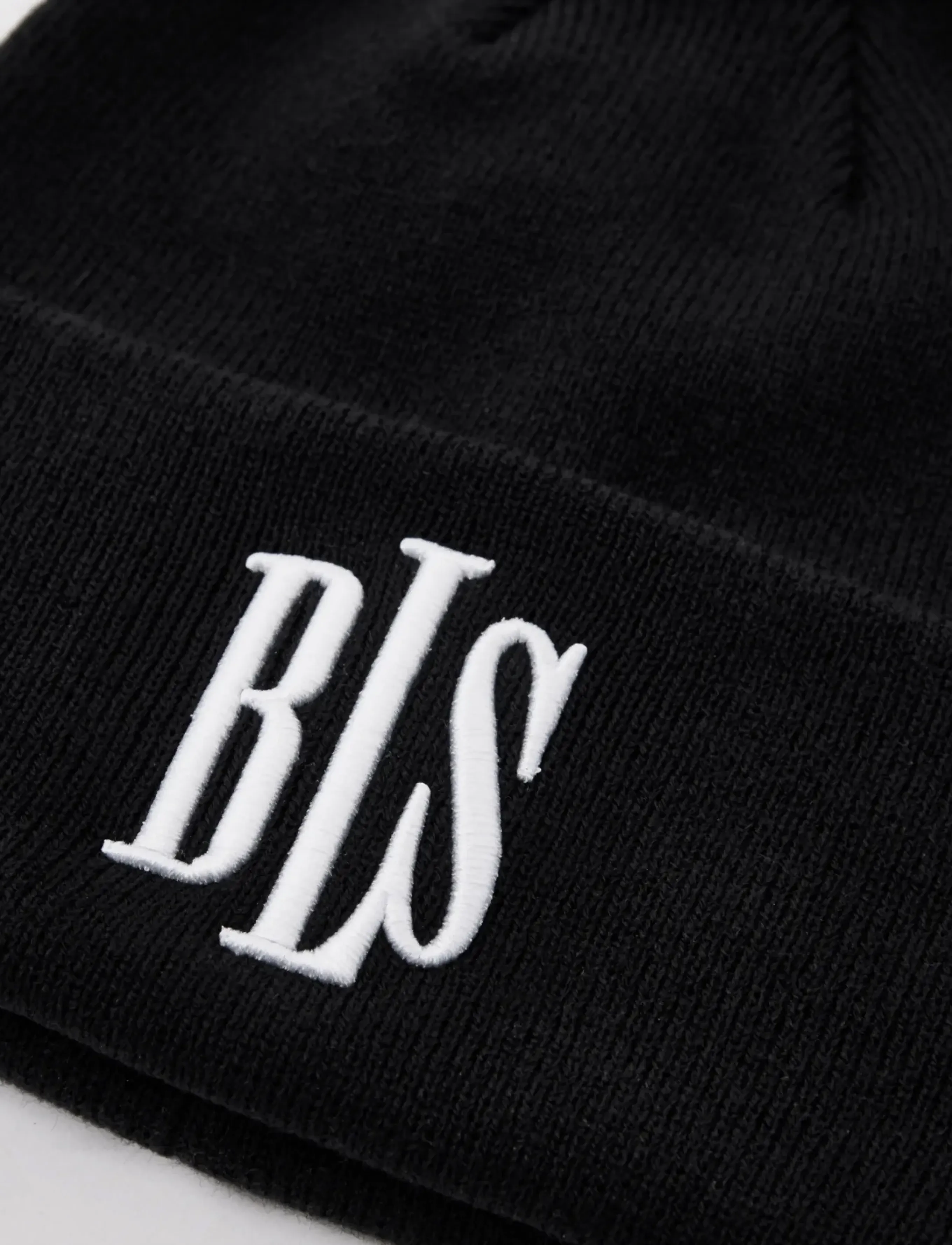BLS Hafnia - Classic 3D Beanie - black/white - 3