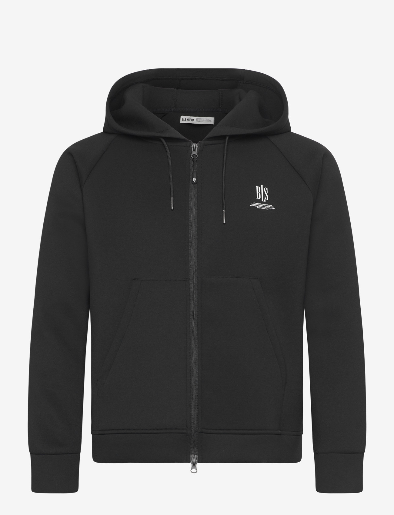 BLS Hafnia - Edwin Zip Hoodie - hættetrøjer - black - 0