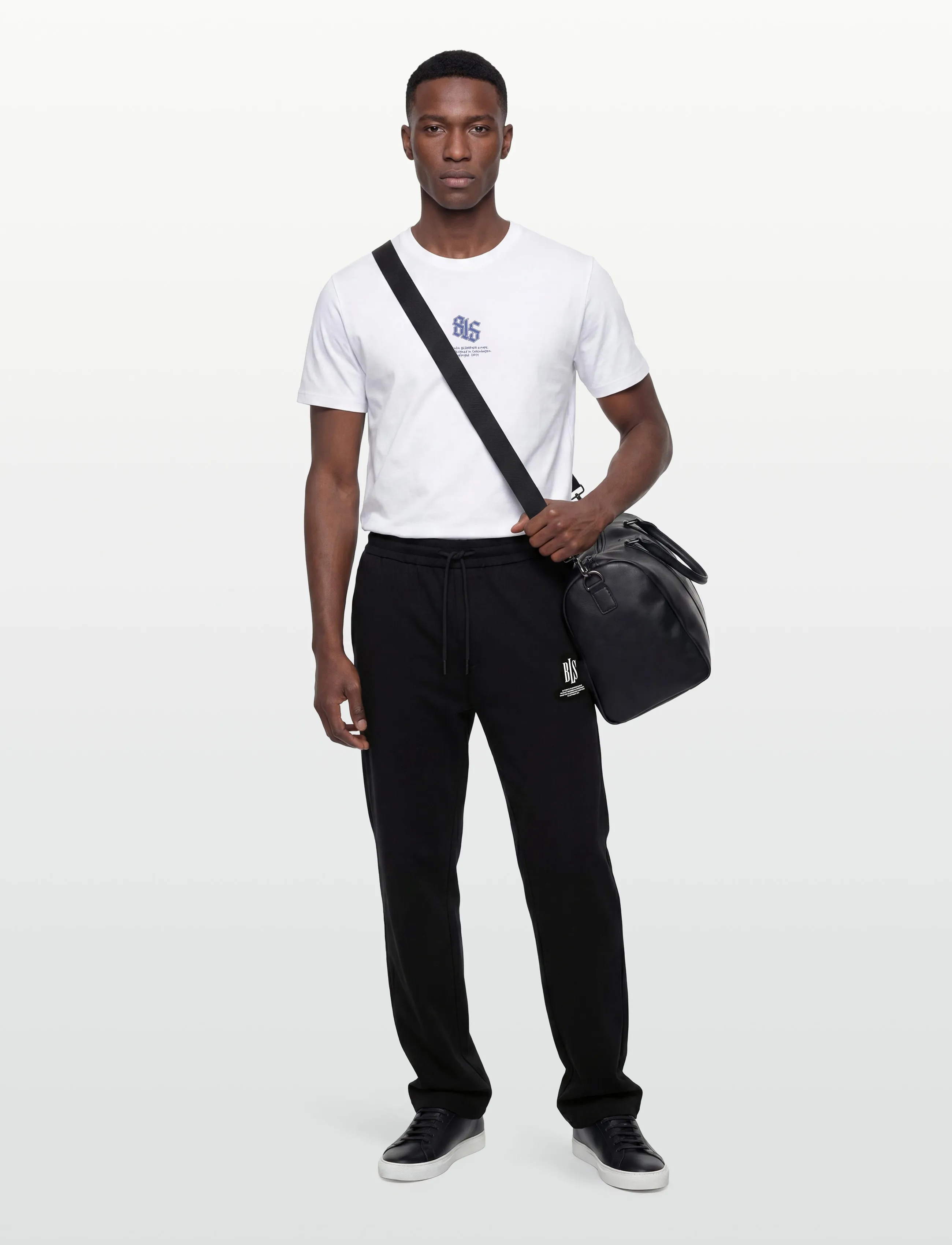 BLS Hafnia Edwin Pants, L, Sport Schwarz - Sweatpants, Männerswear