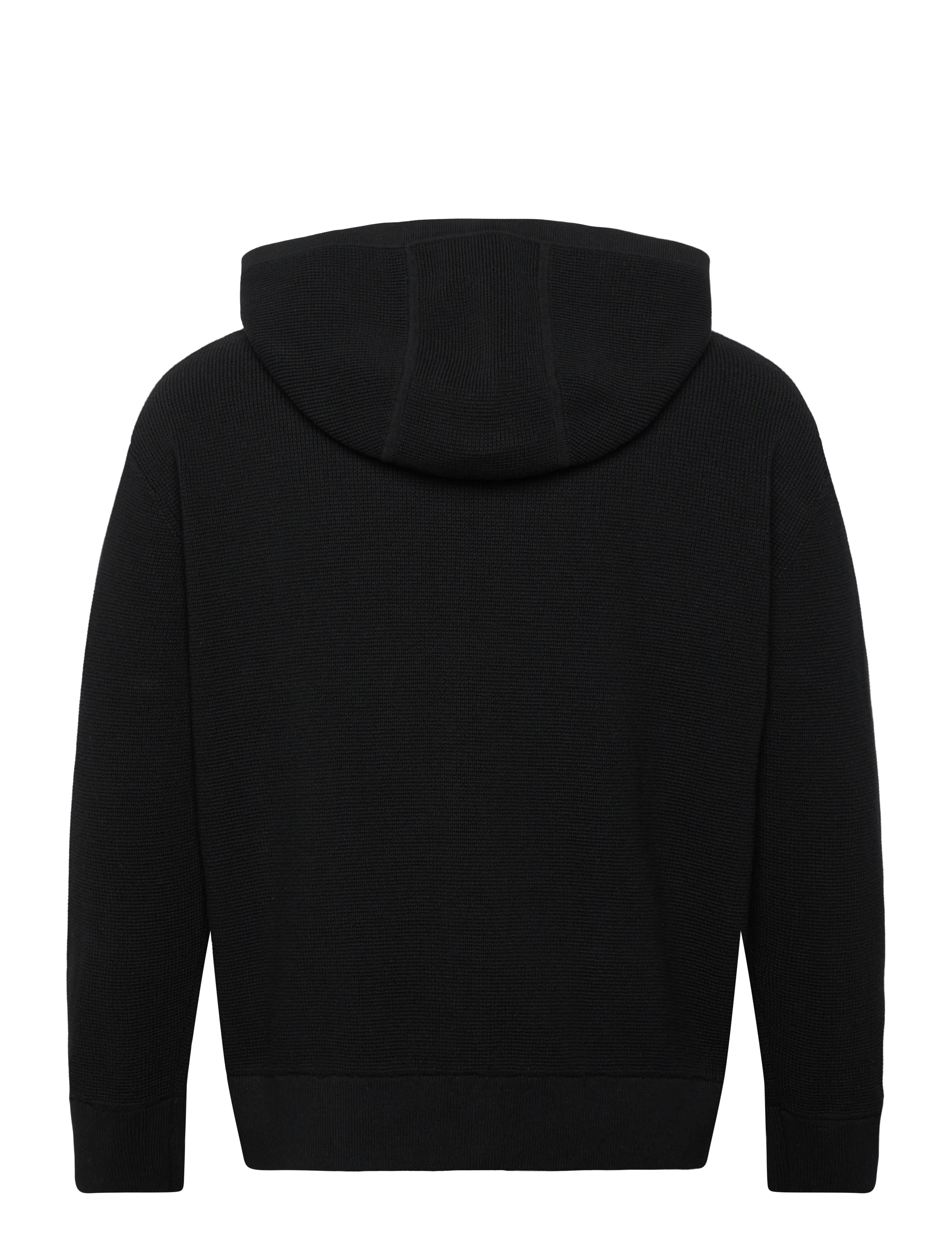 BLS Hafnia - Frank Zip Knit Hoodie - kapuzenpullover - black - 2