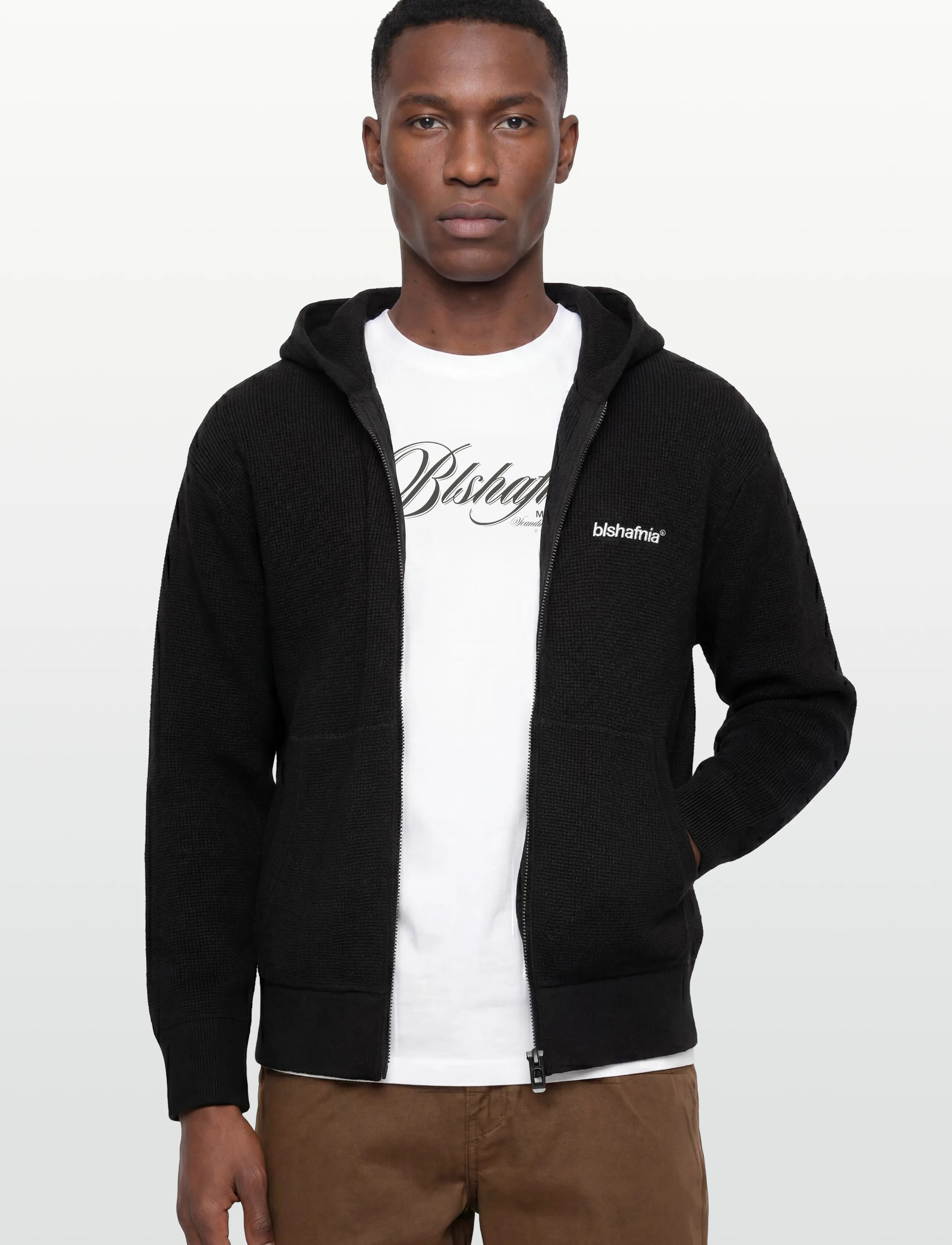 Frank Zip Knit Hoodie 2