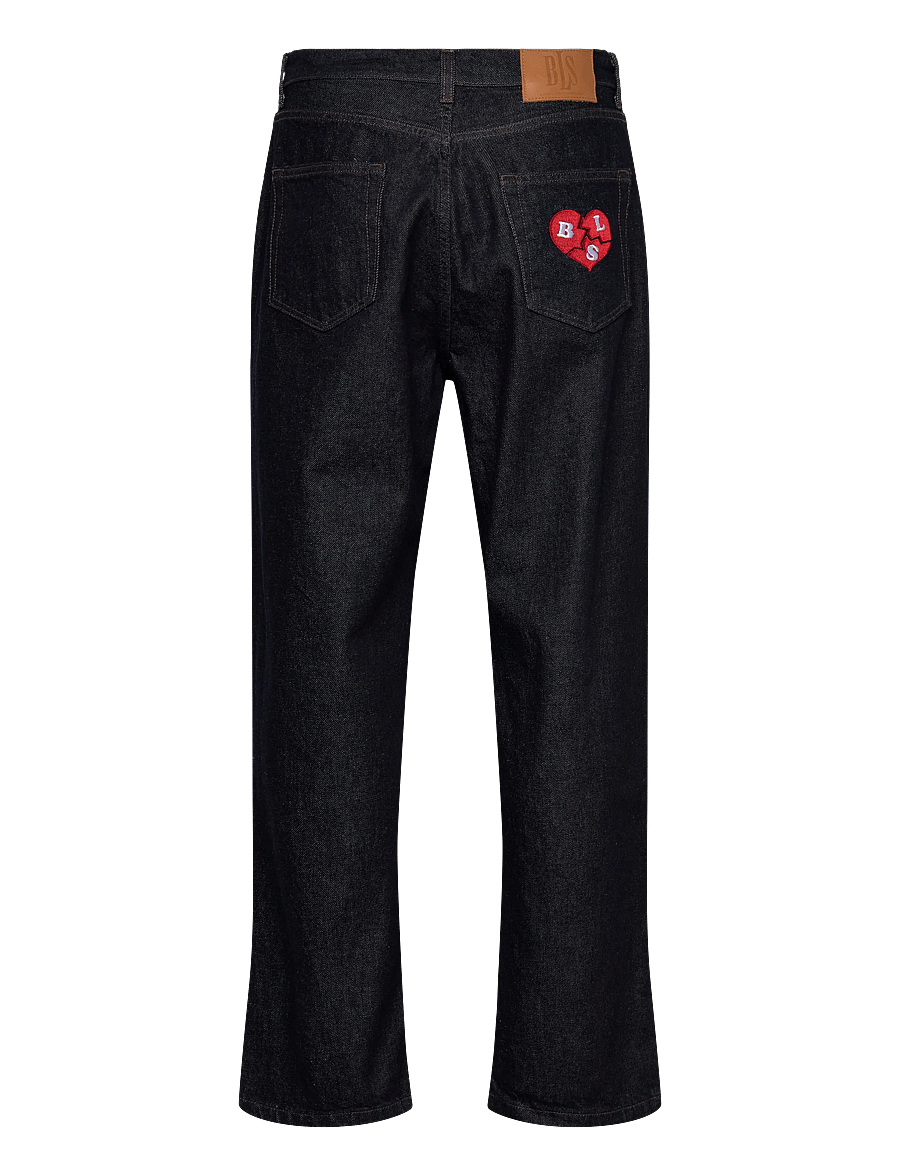 BLS Hafnia - Heartbreak Jeans - weite jeans - dark blue indigo - 2