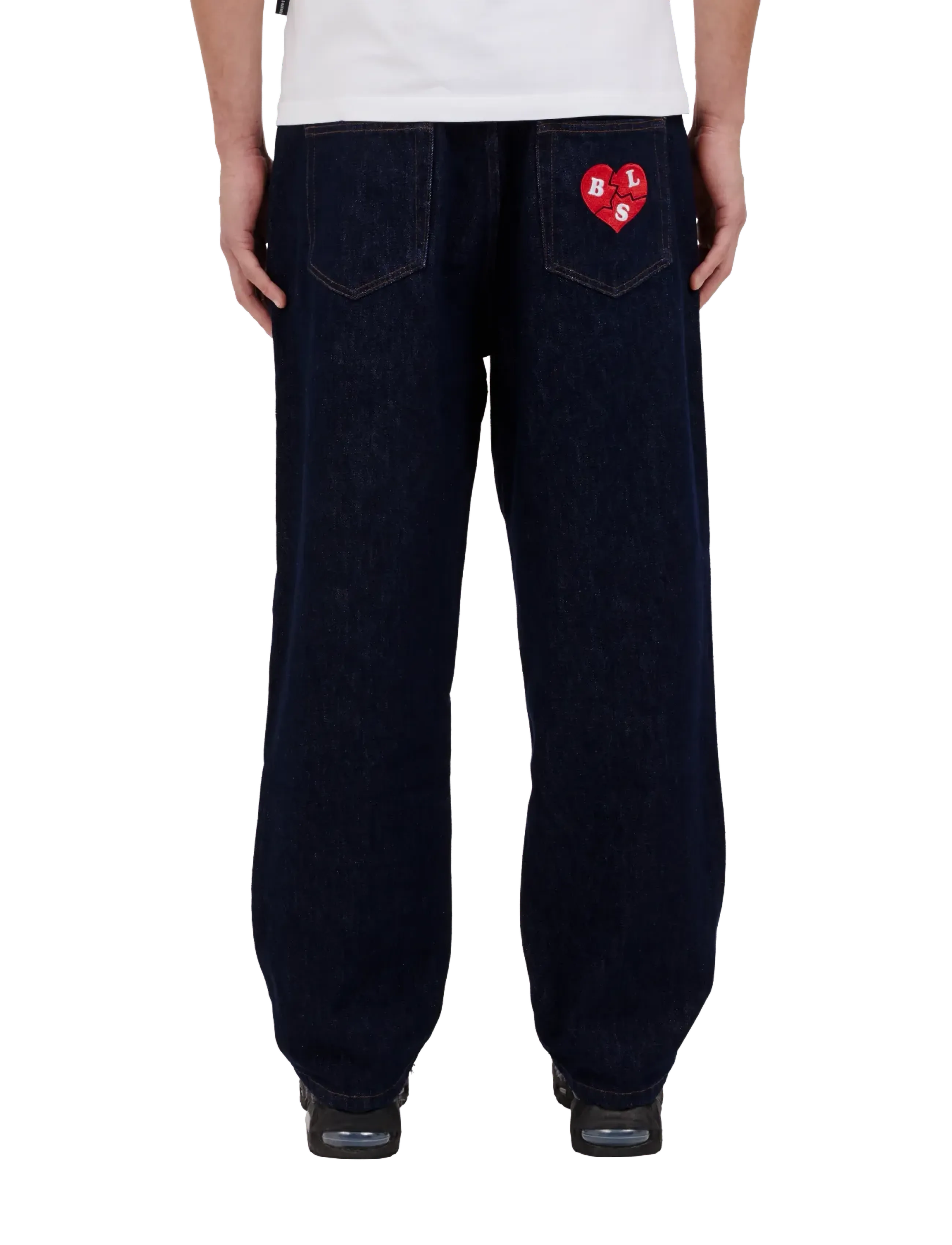 BLS Hafnia Heartbreak Jeans - Loose jeans - DARK BLUE INDIGO / navy