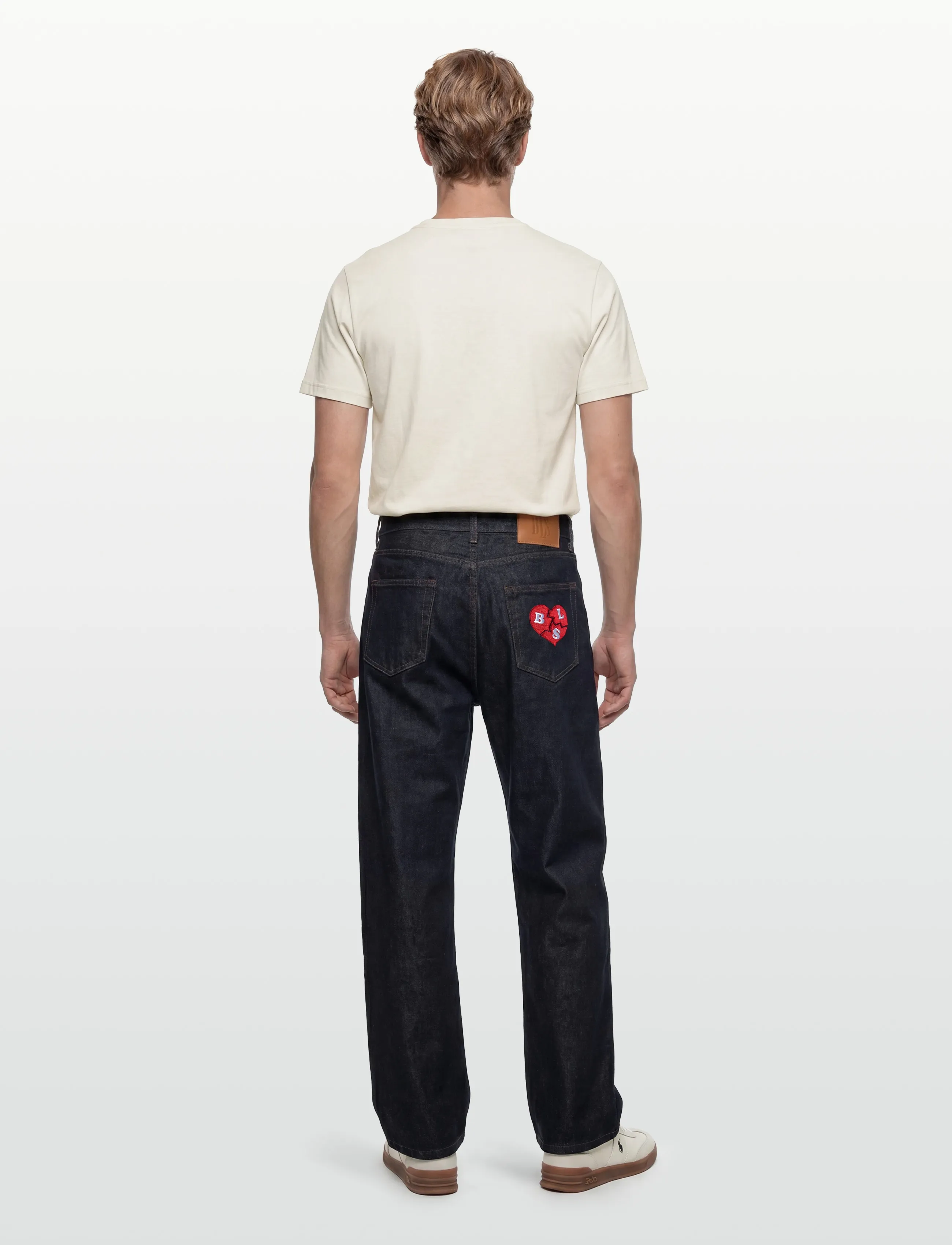 BLS Hafnia - Heartbreak Jeans - alt laienevad teksad - dark blue indigo - 4