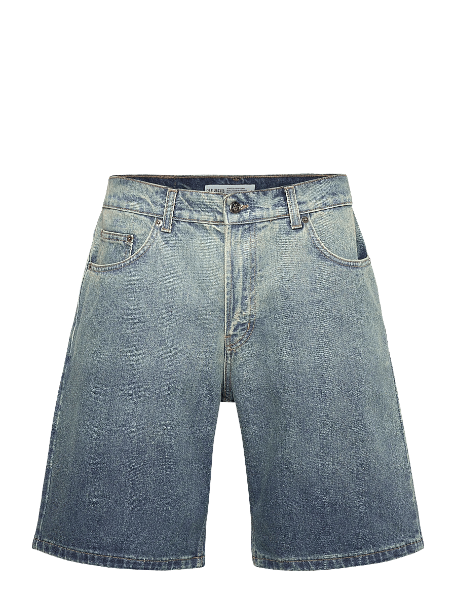 BLS Hafnia - Heart Break Shorts - gallastuttbuxur - washed blue - 0