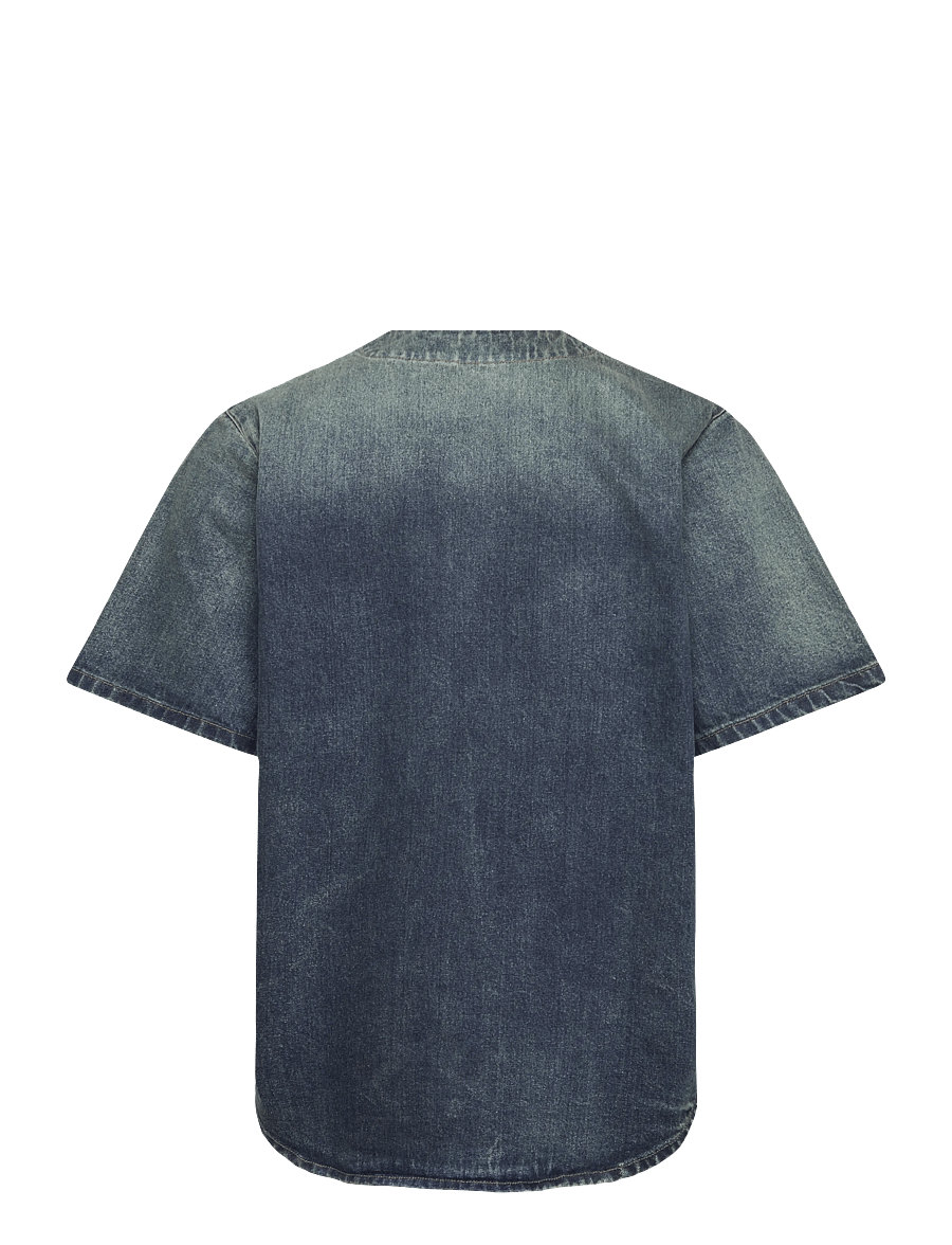 BLS Hafnia - Heartbreak Baseball Denim - teksasärgid - washed light blue - 1