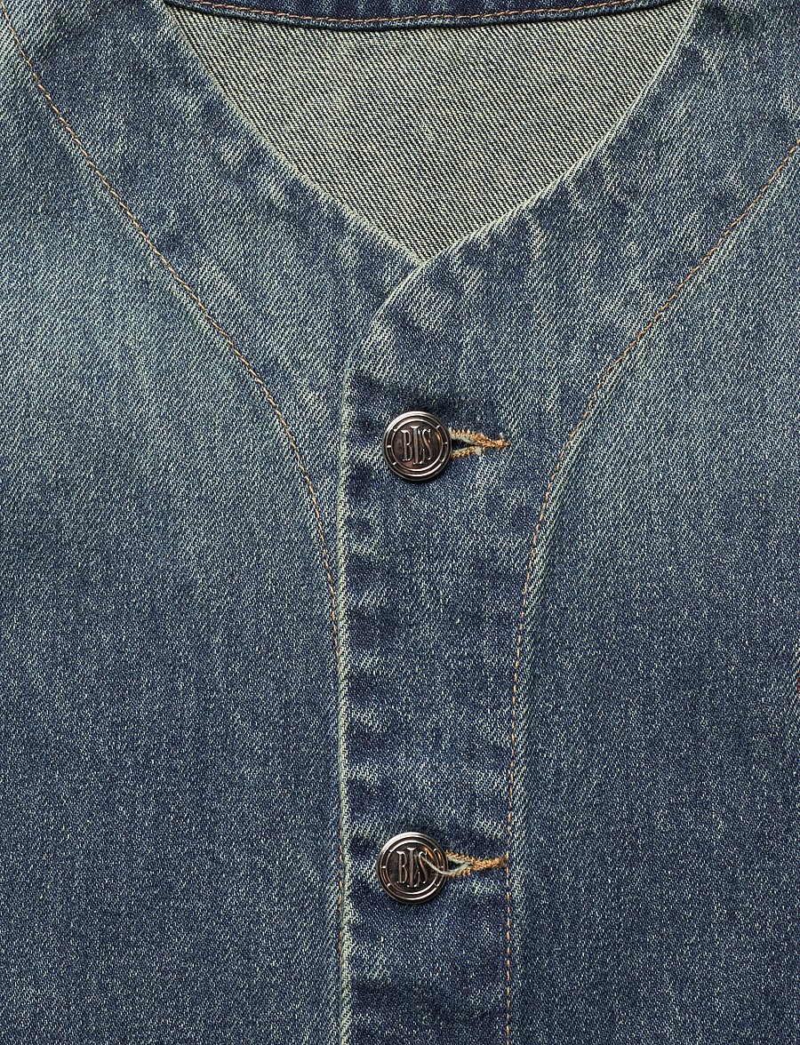 BLS Hafnia - Heartbreak Baseball Denim - teksasärgid - washed light blue - 2