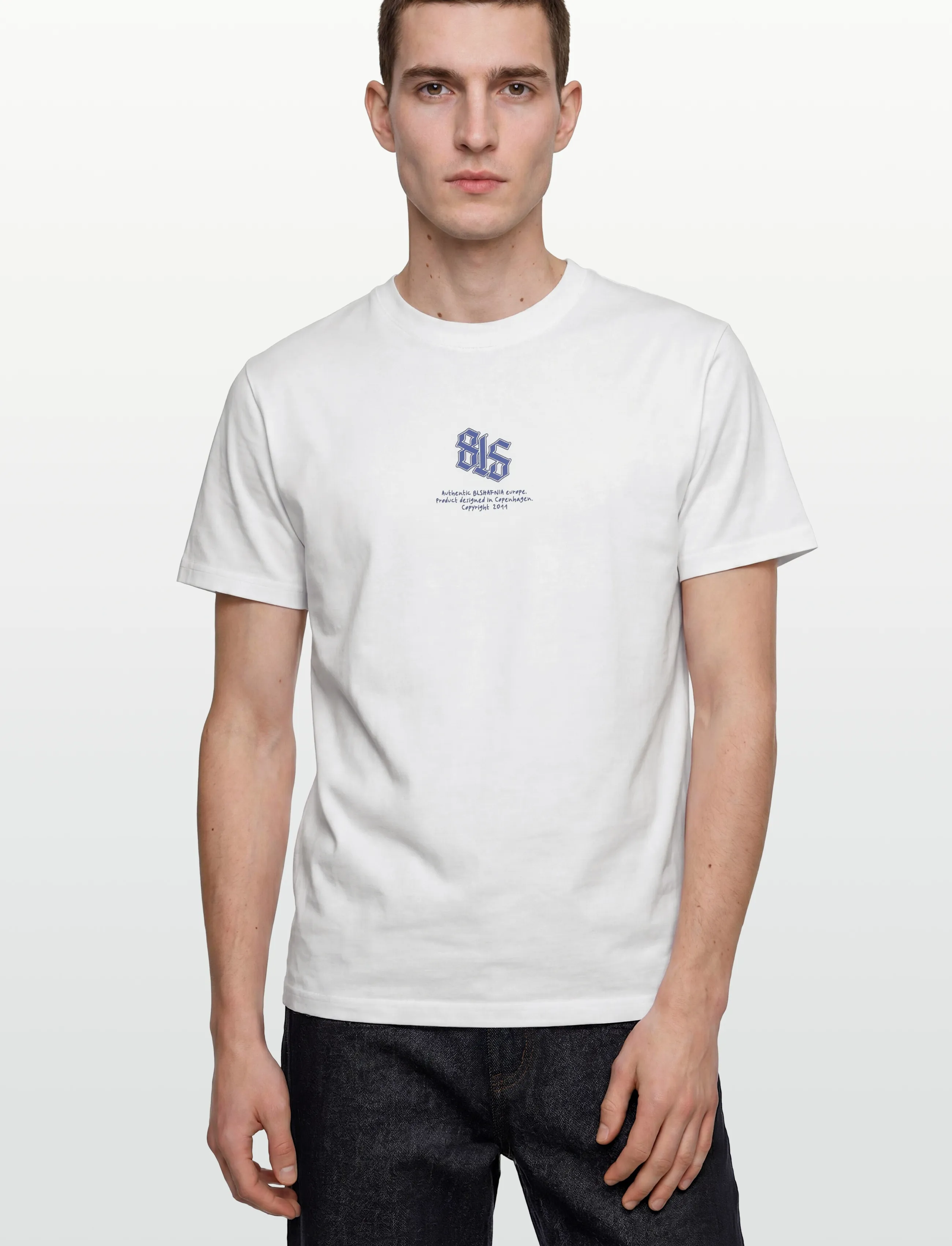 BLS Hafnia - 815 Central T-shirt - kortærmede t-shirts - white - 3