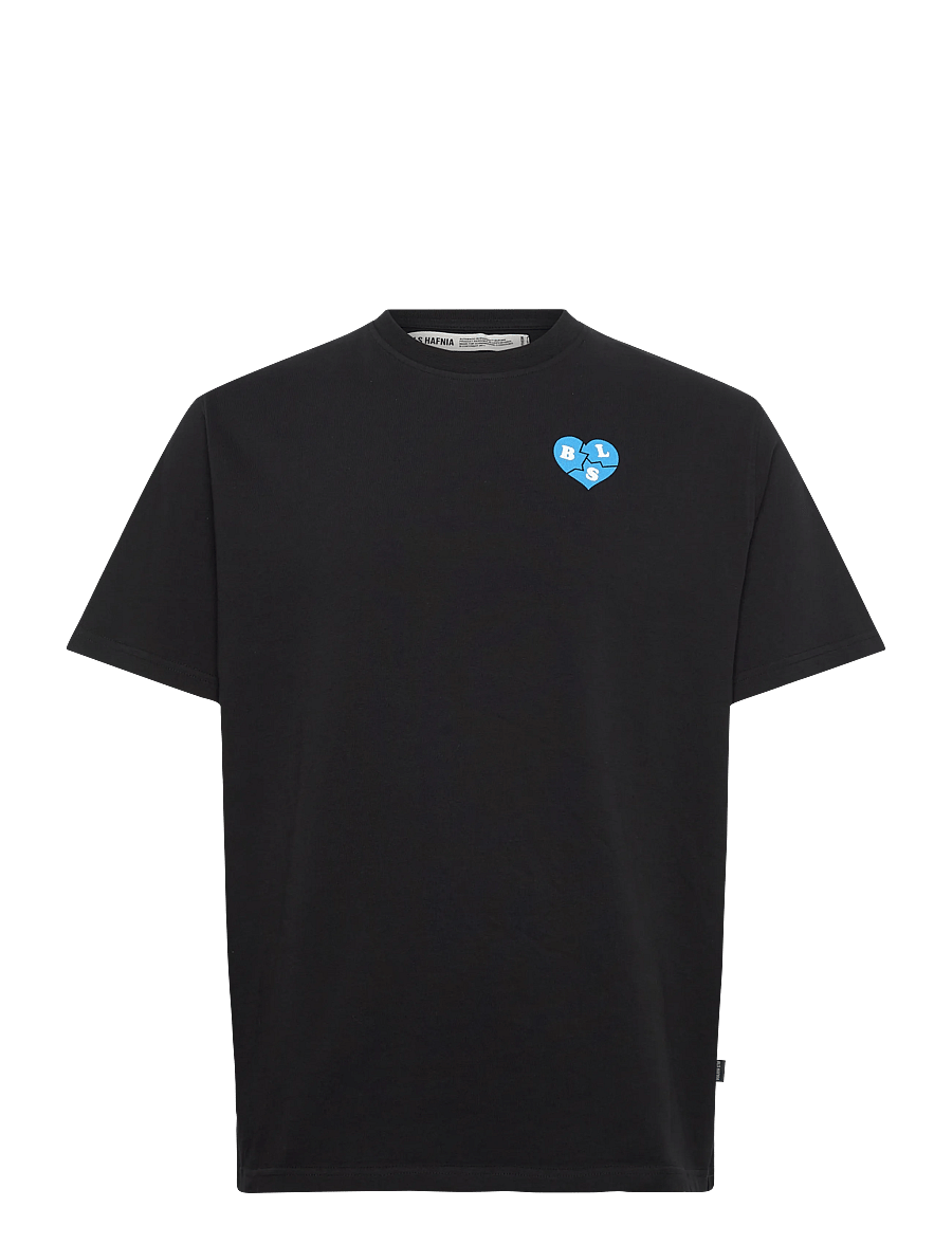 BLS Hafnia - Heartbreaker T-shirt - kurzärmelige t-shirts - black - 1
