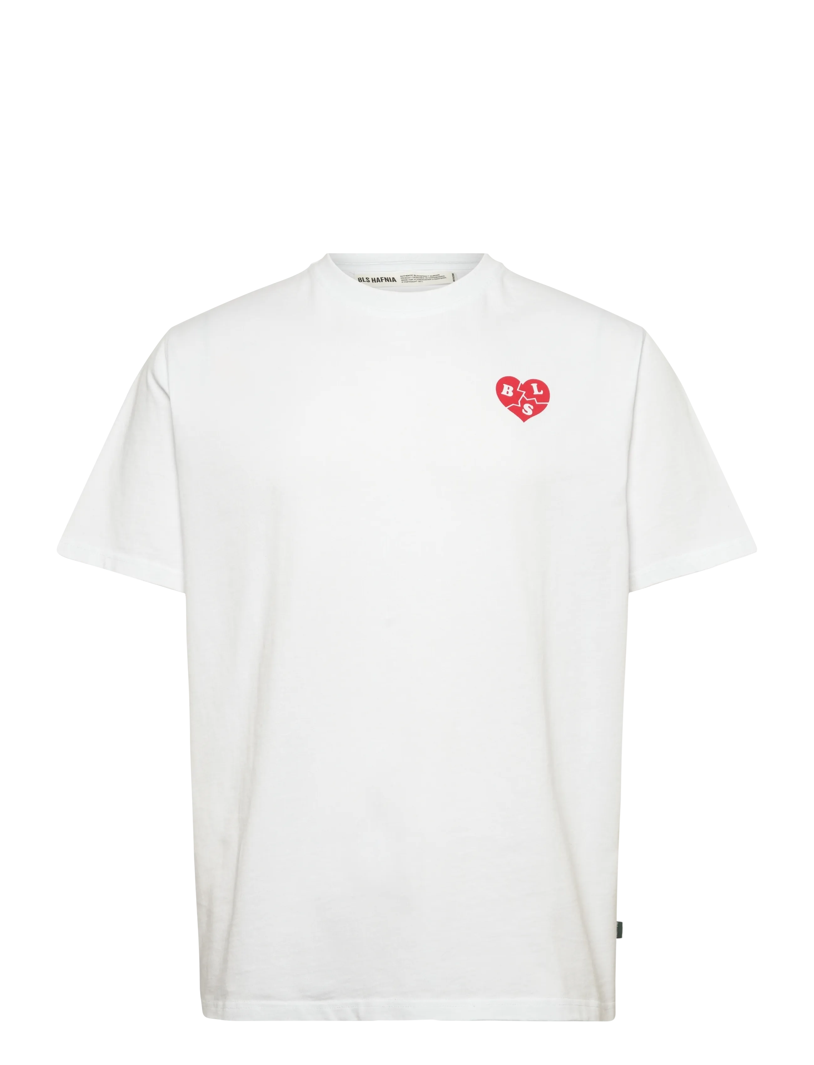 BLS Hafnia Heartbreaker T-shirt - Riided - WHITE / white