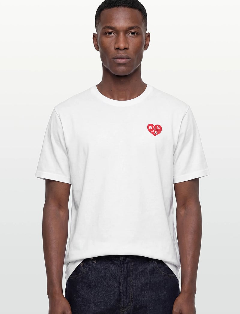 BLS Hafnia - Heartbreaker T-shirt - kurzärmelig - white - 3