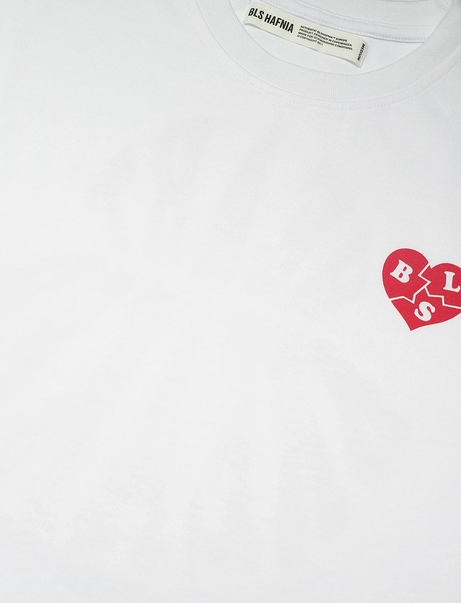 BLS Hafnia - Heartbreaker T-shirt - kortärmade t-shirts - white - 5