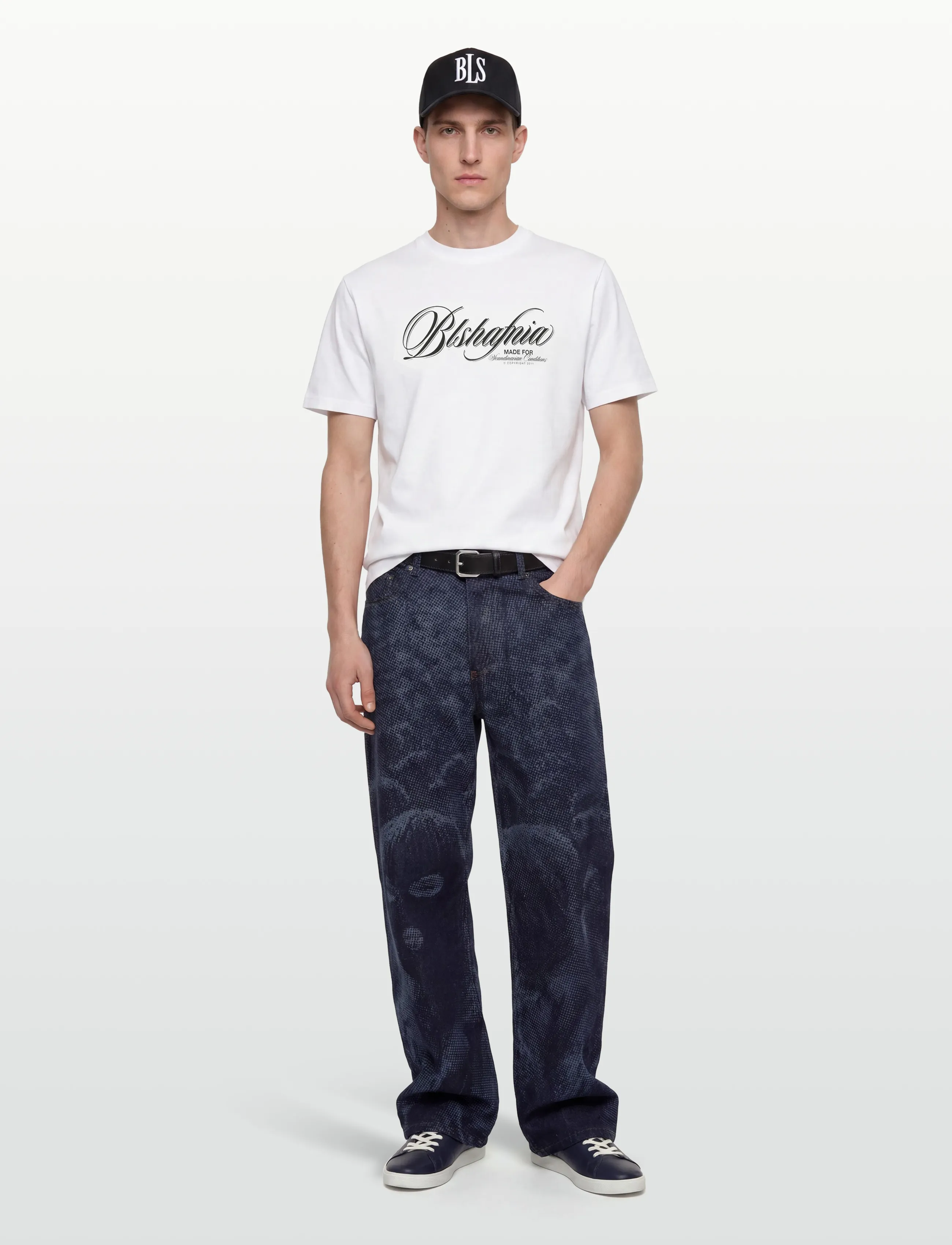 BLS Hafnia Florentina T-Shirt, M, T-shirts, Weiß - Short-sleeved, Männerswear
