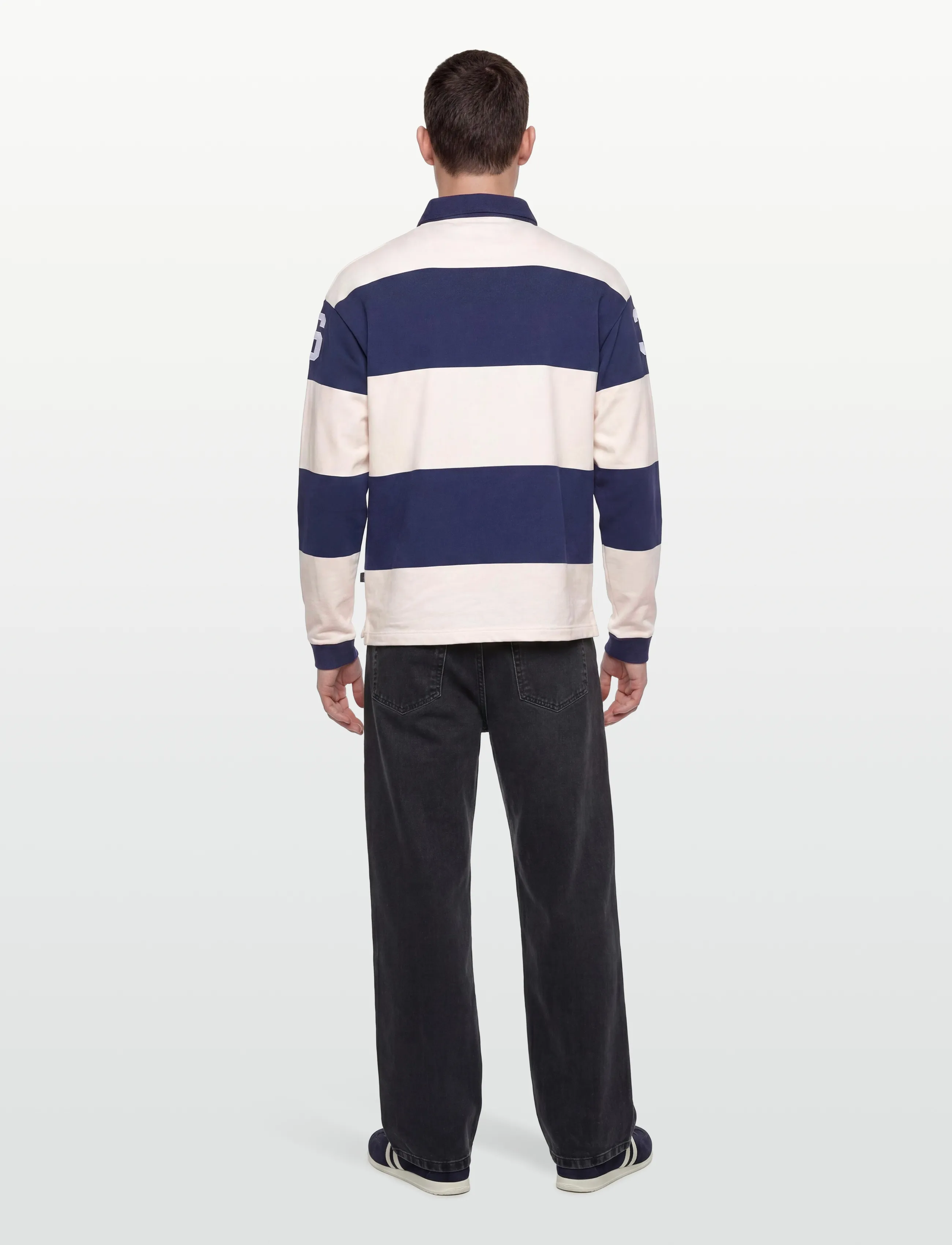 BLS Hafnia - Florentina Polo LS - langärmelig - white/navy - 4