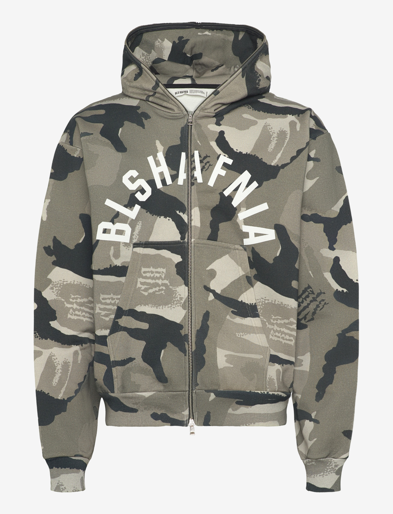BLS Hafnia - DPM Zip Hoodie - hoodies - grey camo - 0