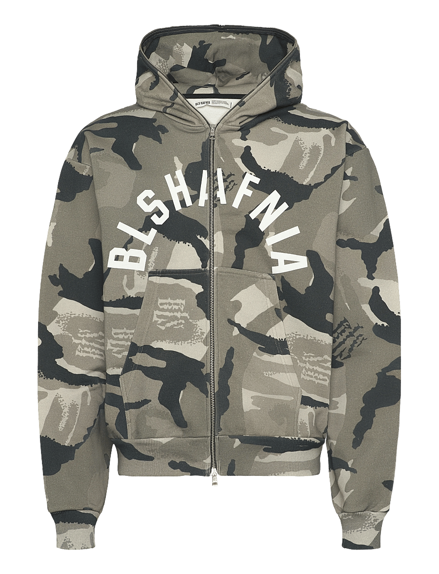 BLS Hafnia - DPM Zip Hoodie - kapuzenpullover - grey camo - 1