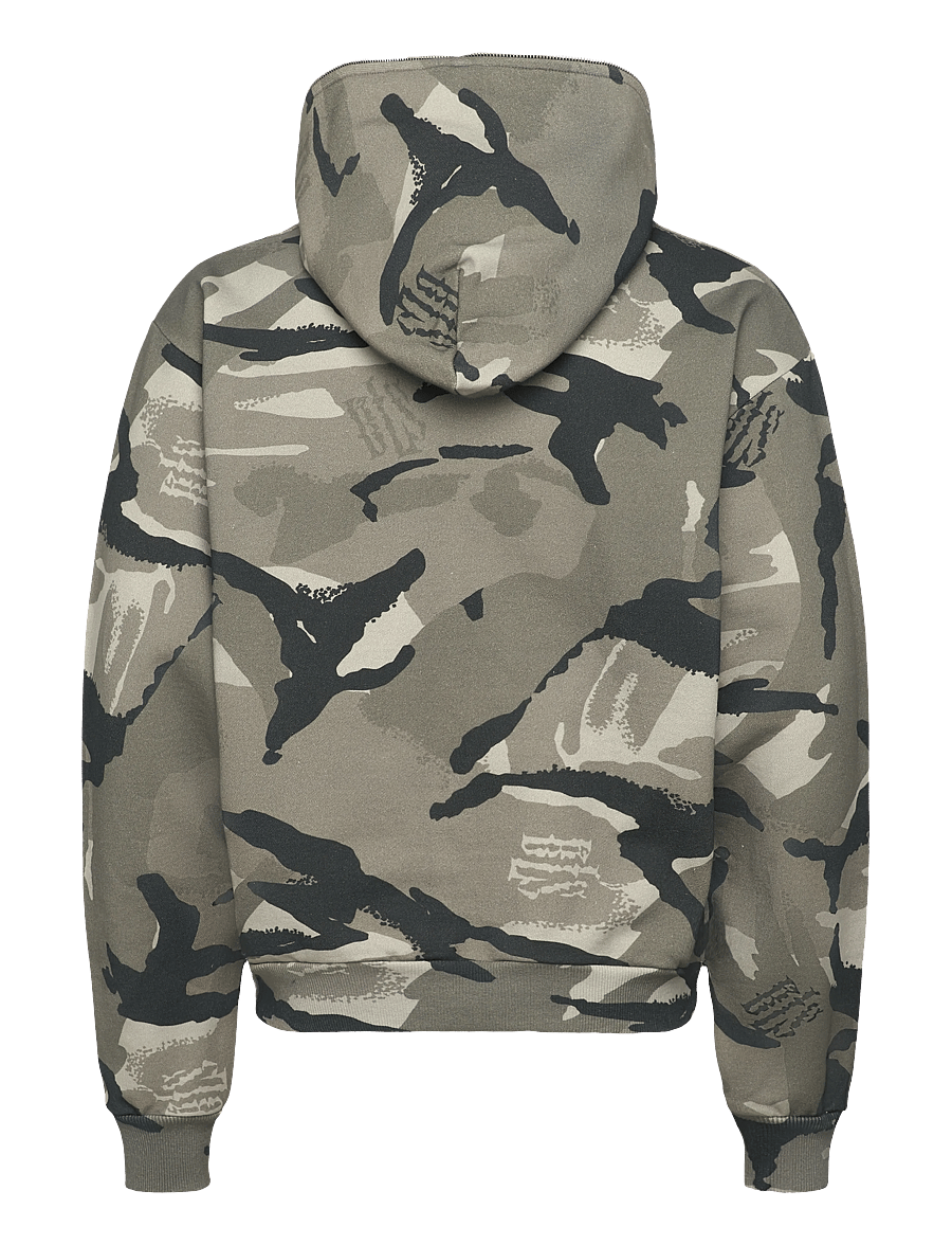 BLS Hafnia - DPM Zip Hoodie - kapuzenpullover - grey camo - 2
