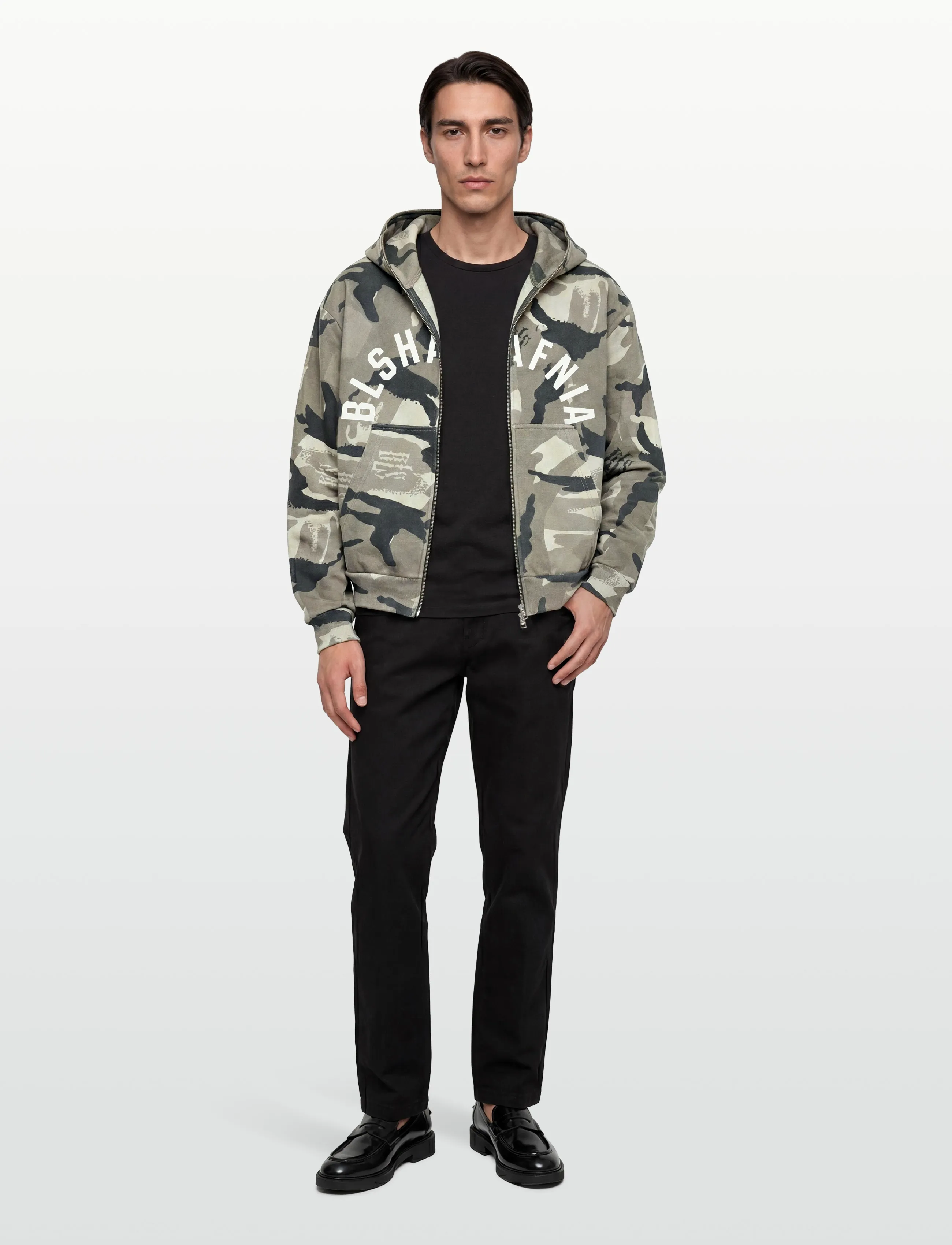 BLS Hafnia Dpm Zip Hoodie, M, Sweatshirts & Hoodies, Grün - Männerswear