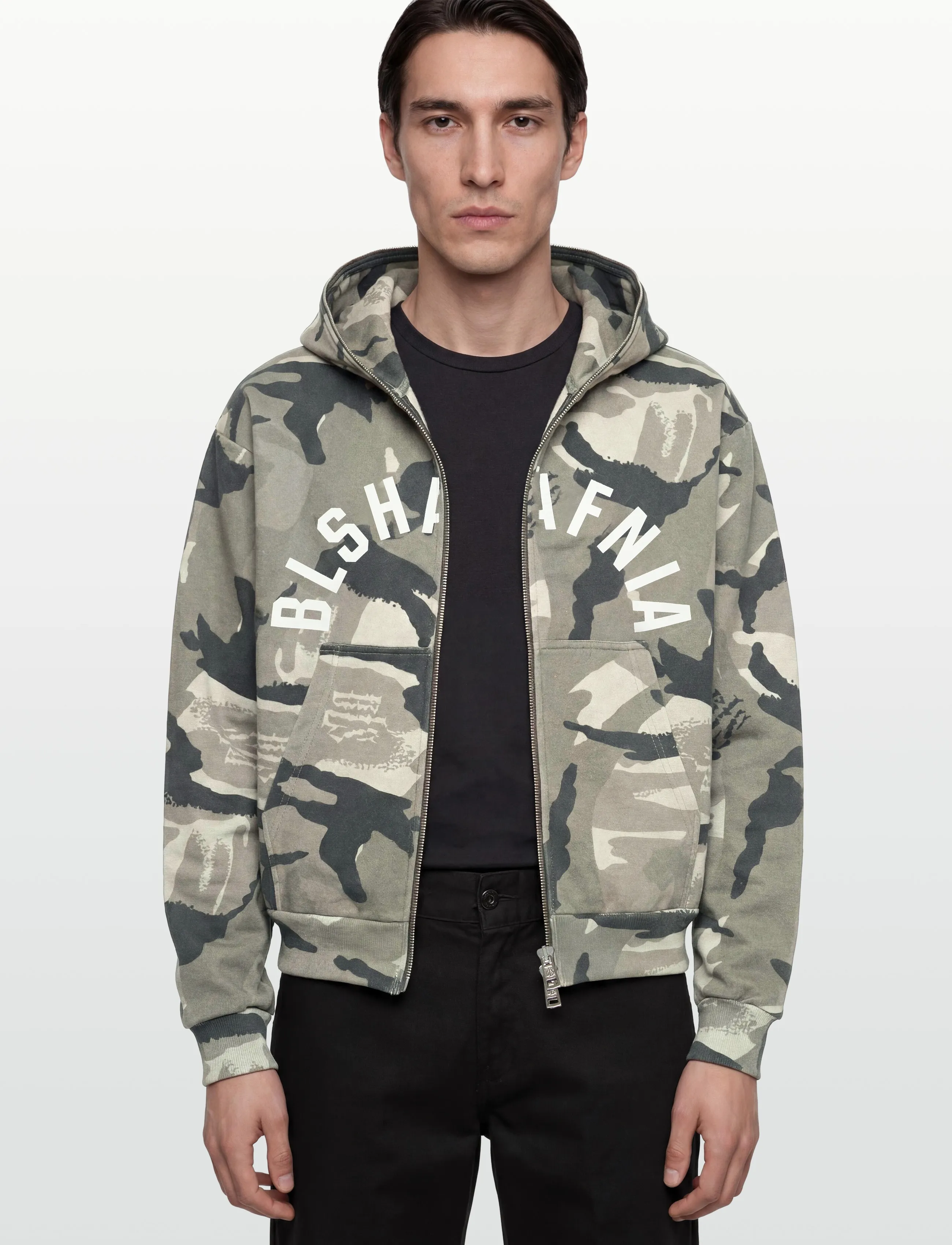 BLS Hafnia - DPM Zip Hoodie - kapuzenpullover - grey camo - 3