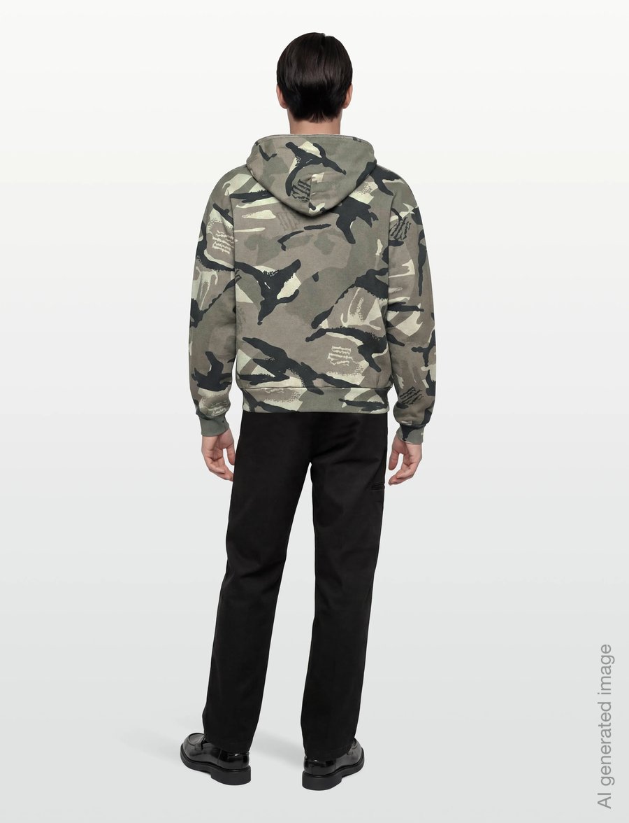 BLS Hafnia - DPM Zip Hoodie - kapuzenpullover - grey camo - 4
