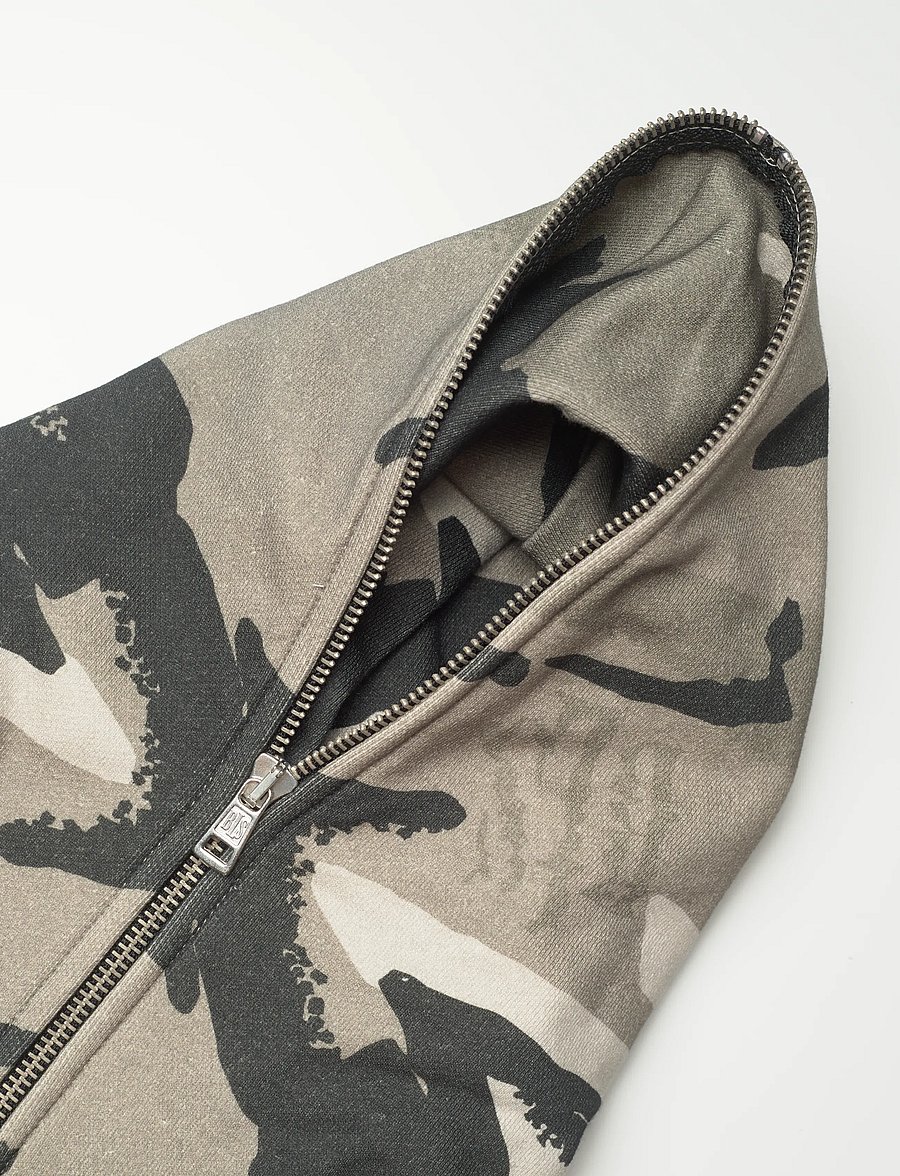 BLS Hafnia - DPM Zip Hoodie - kapuzenpullover - grey camo - 5