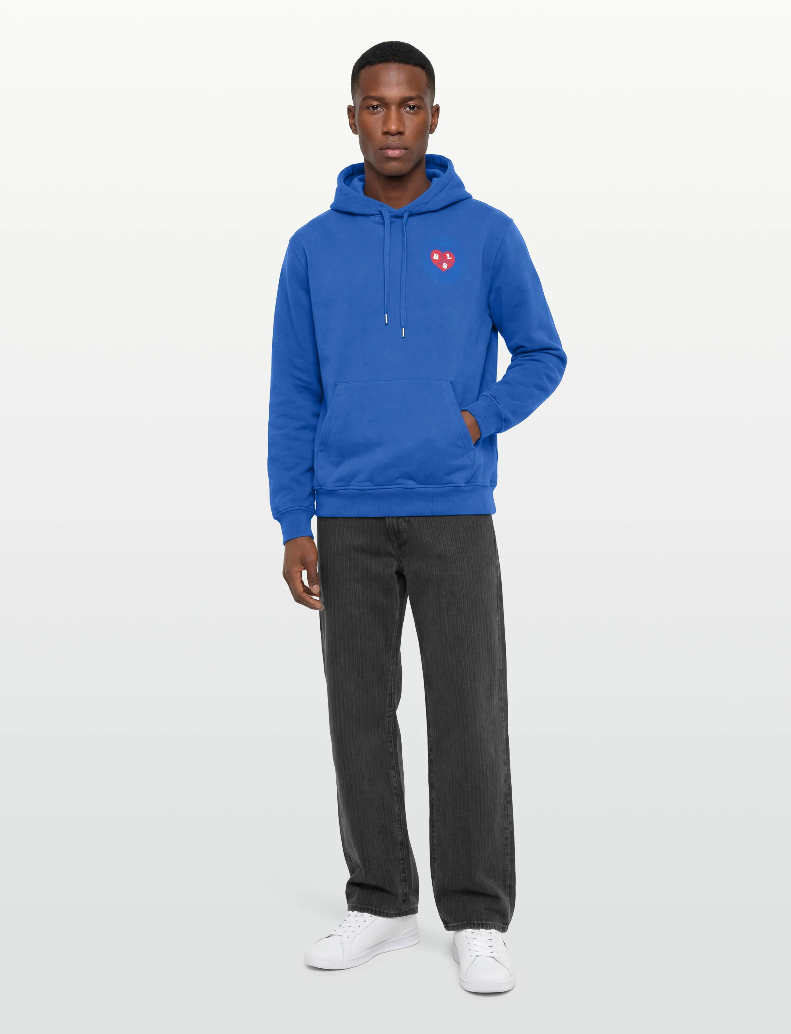 BLS Hafnia Heartbreaker Hoodie, M, Sweatshirts & Hoodies, Blau - Männerswear