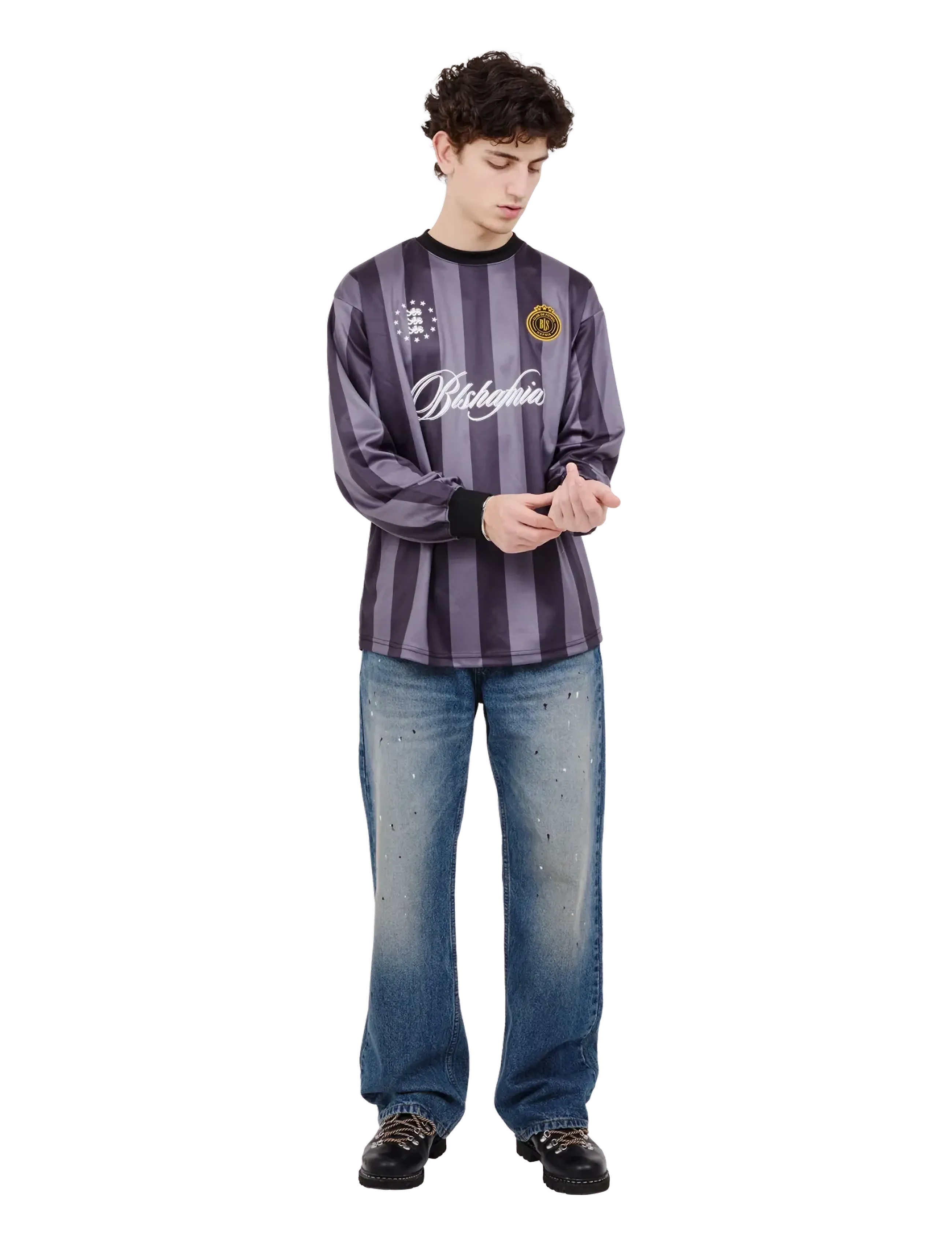 BLS Hafnia Florentina LS Jersey - Lange mouwen - BLACK/GREY / grey