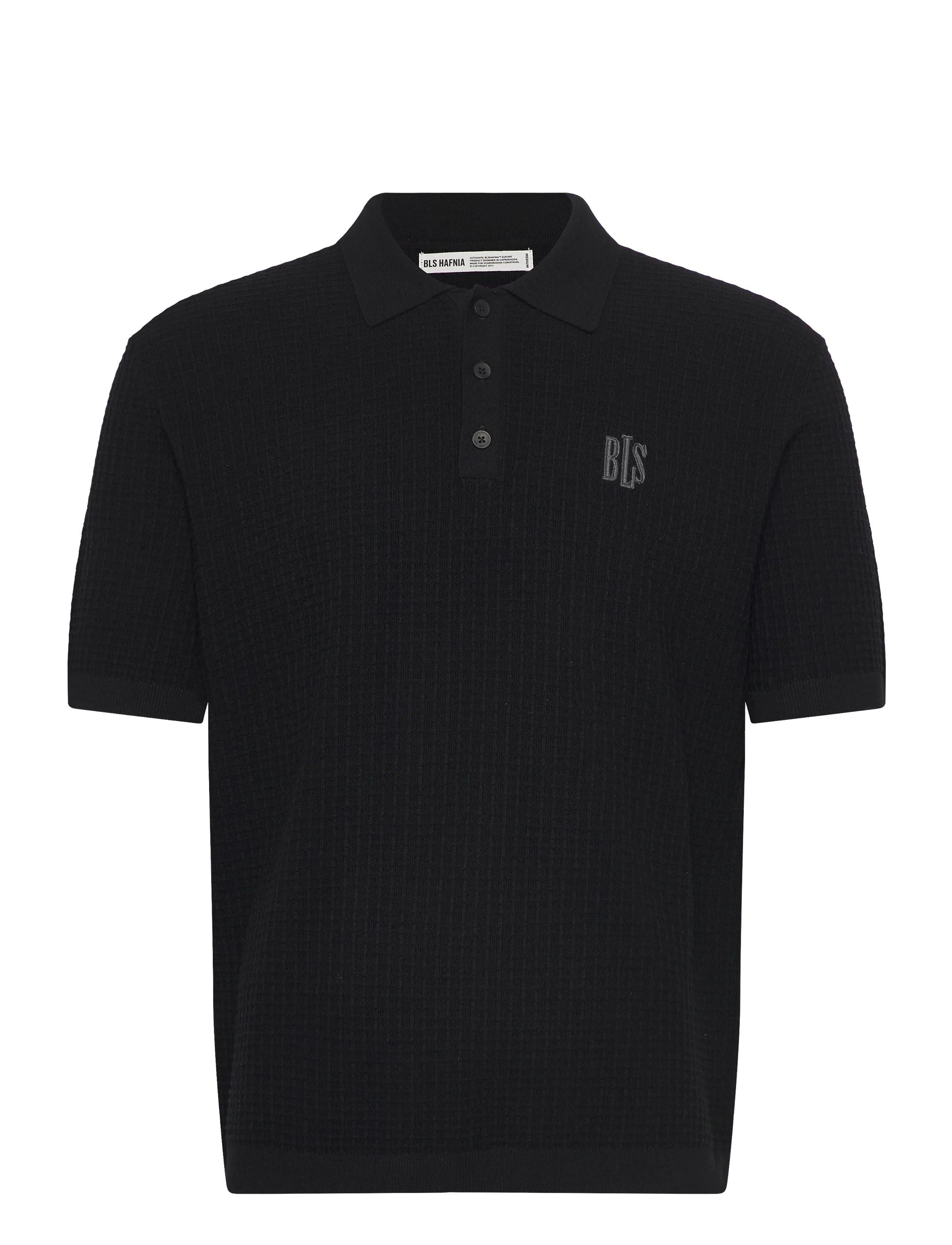 BLS Hafnia Wilkins Polo - Poloshirts - BLACK / black