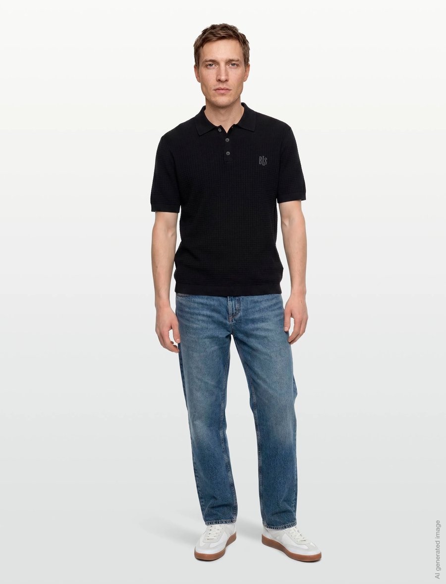 BLS Hafnia - Wilkins Polo - kurzärmelig - black - 0