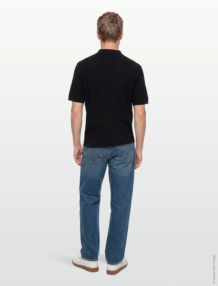 BLS Hafnia - Wilkins Polo - kurzärmelig - black - 4