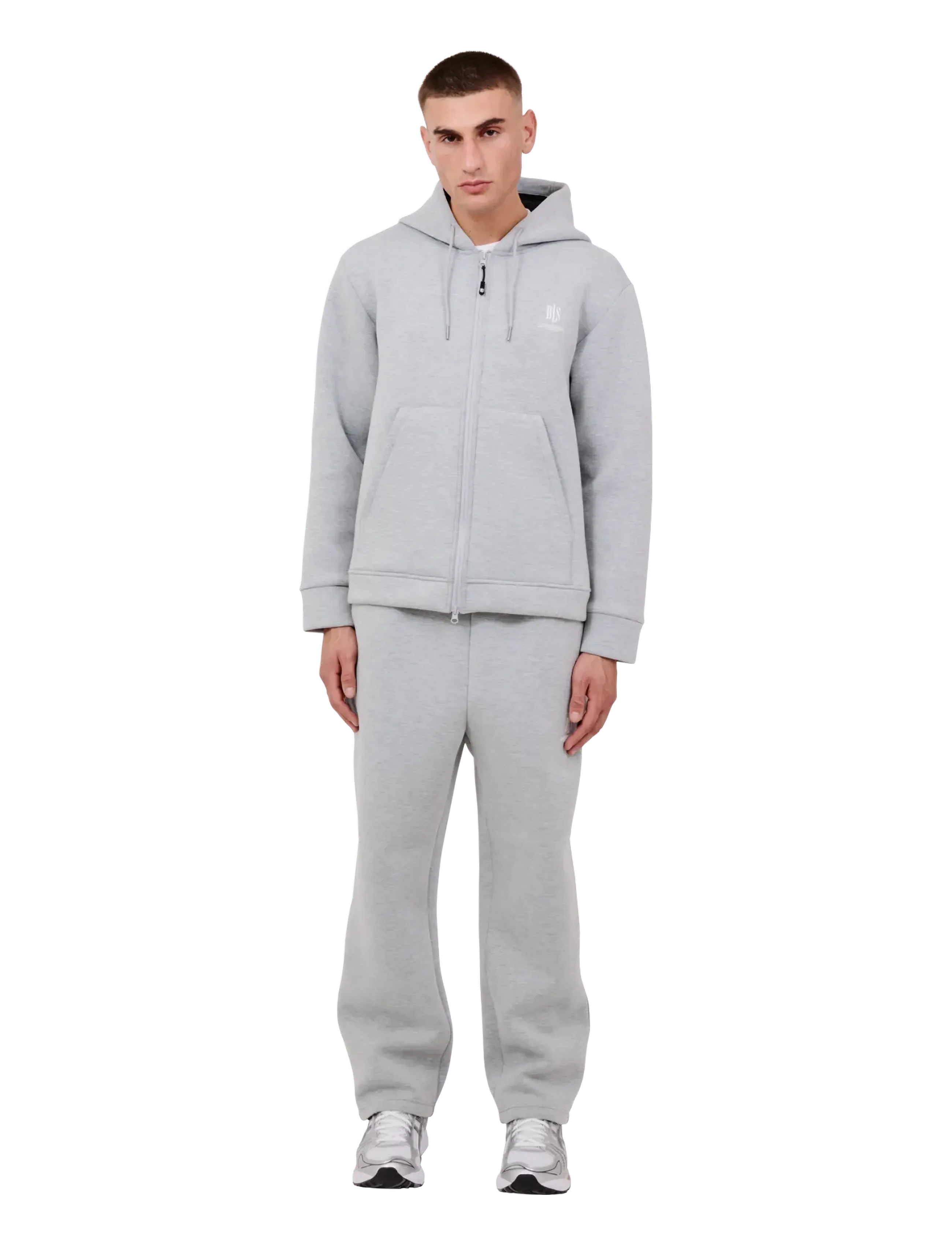 BLS Hafnia Edwin Zip Hoodie - BLS Hafnia - GREY / grey