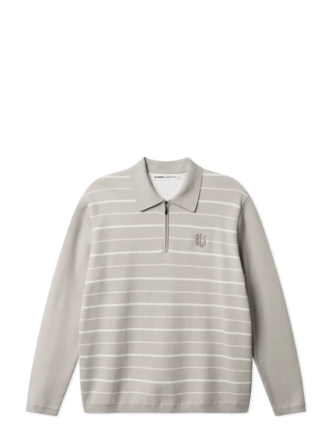 BLS Hafnia - Trieste LS Polo - langärmelige t-shirts - grey - 1