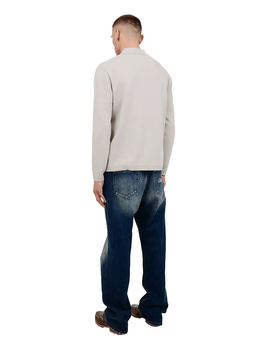 BLS Hafnia - Trieste LS Polo - langärmelige t-shirts - grey - 4