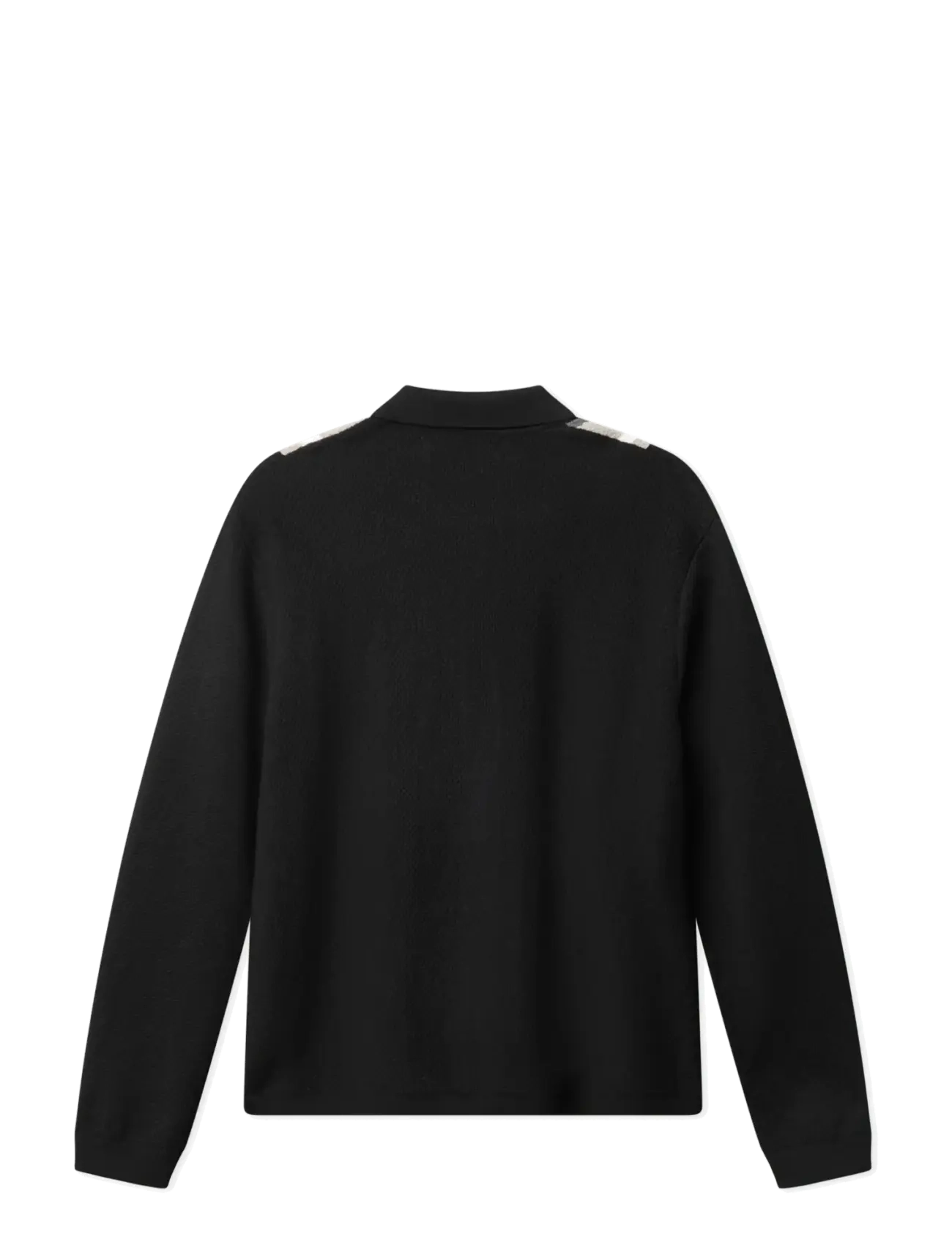 BLS Hafnia - Sicilia LS Polo - long-sleeved knitted polos - black - 2