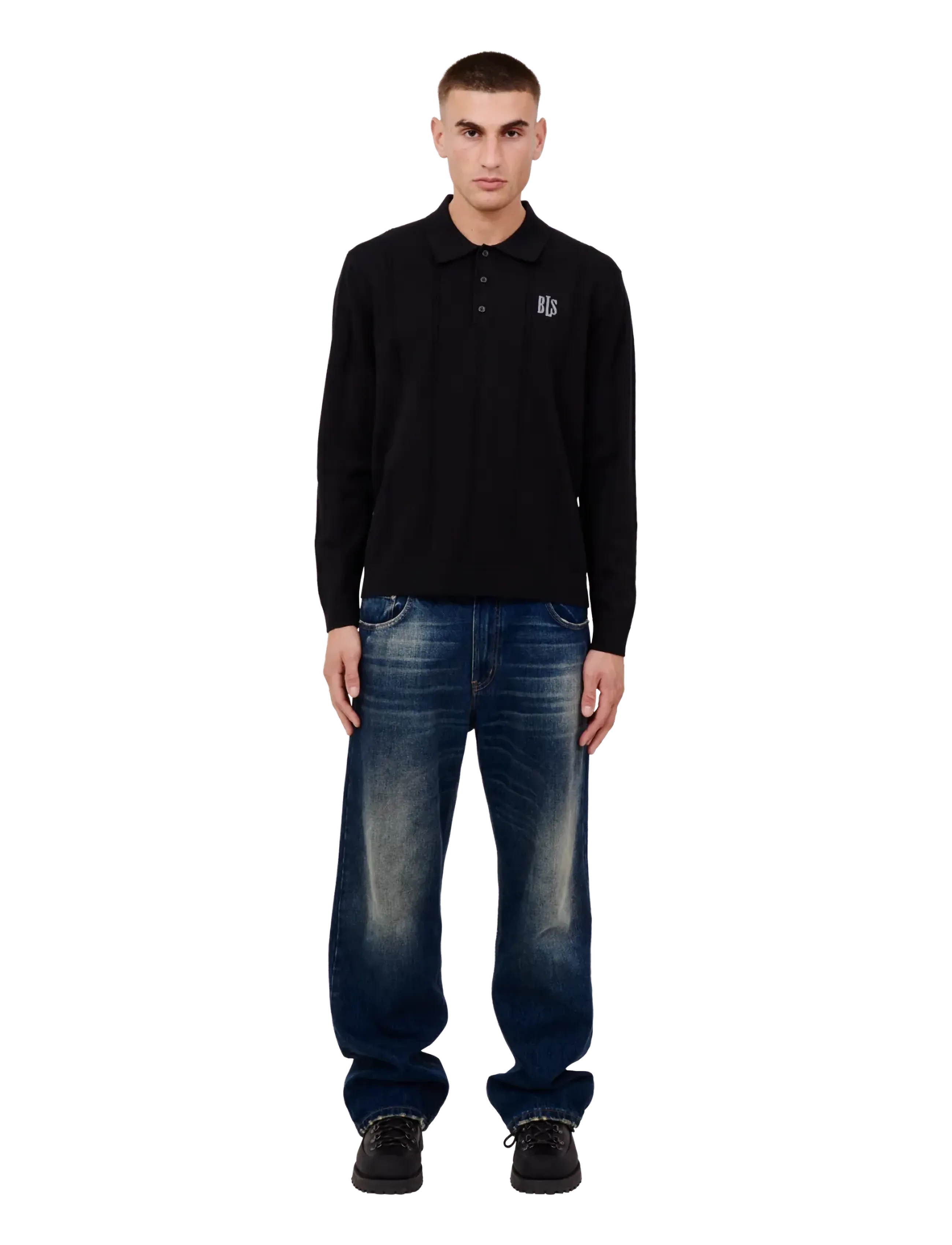 Wilson Cable Knit Polo