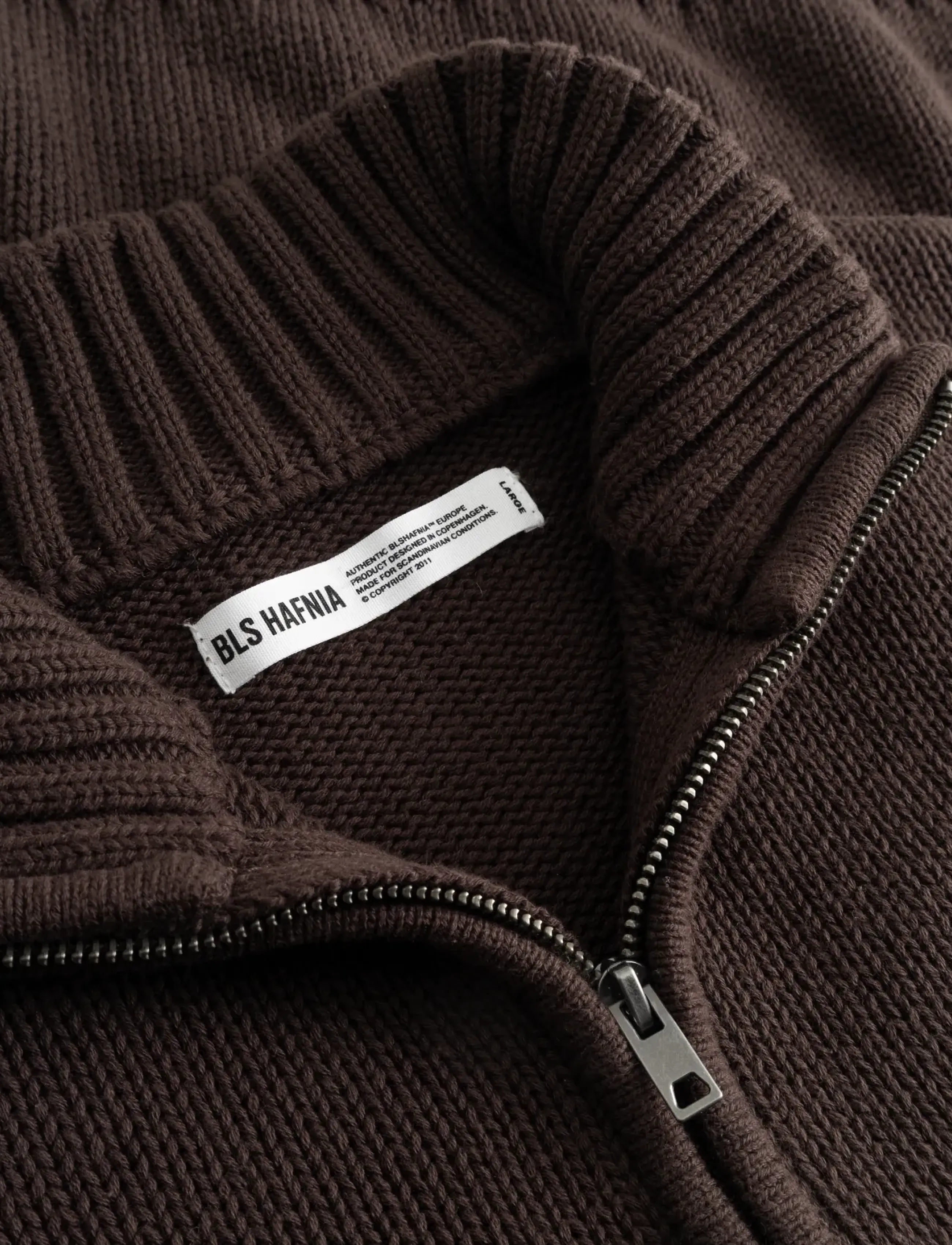 BLS Hafnia - Emmet Half Zip - half zip jumpers - brown - 4