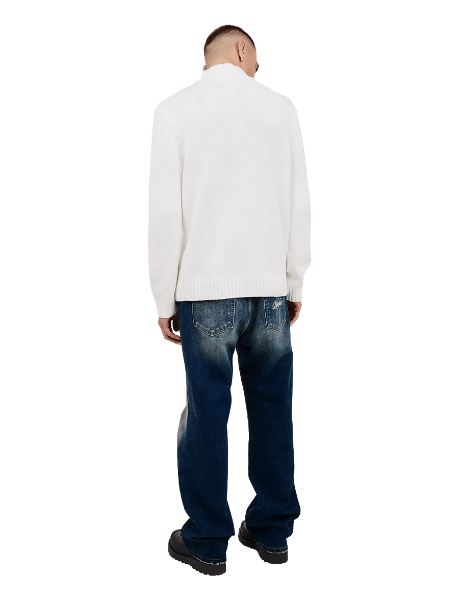 BLS Hafnia - Emmet Half Zip - half zip jumpers - off white - 4