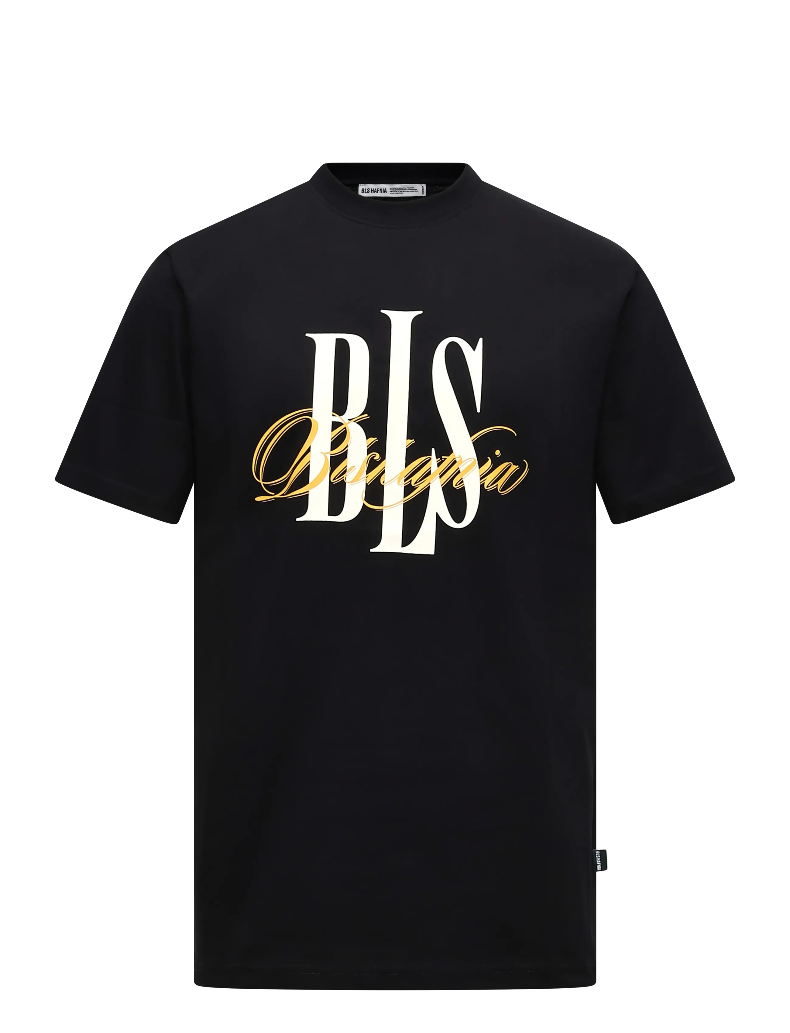 BLS Hafnia - Mistral T-shirt - kurzärmelige t-shirts - black / yellow - 1